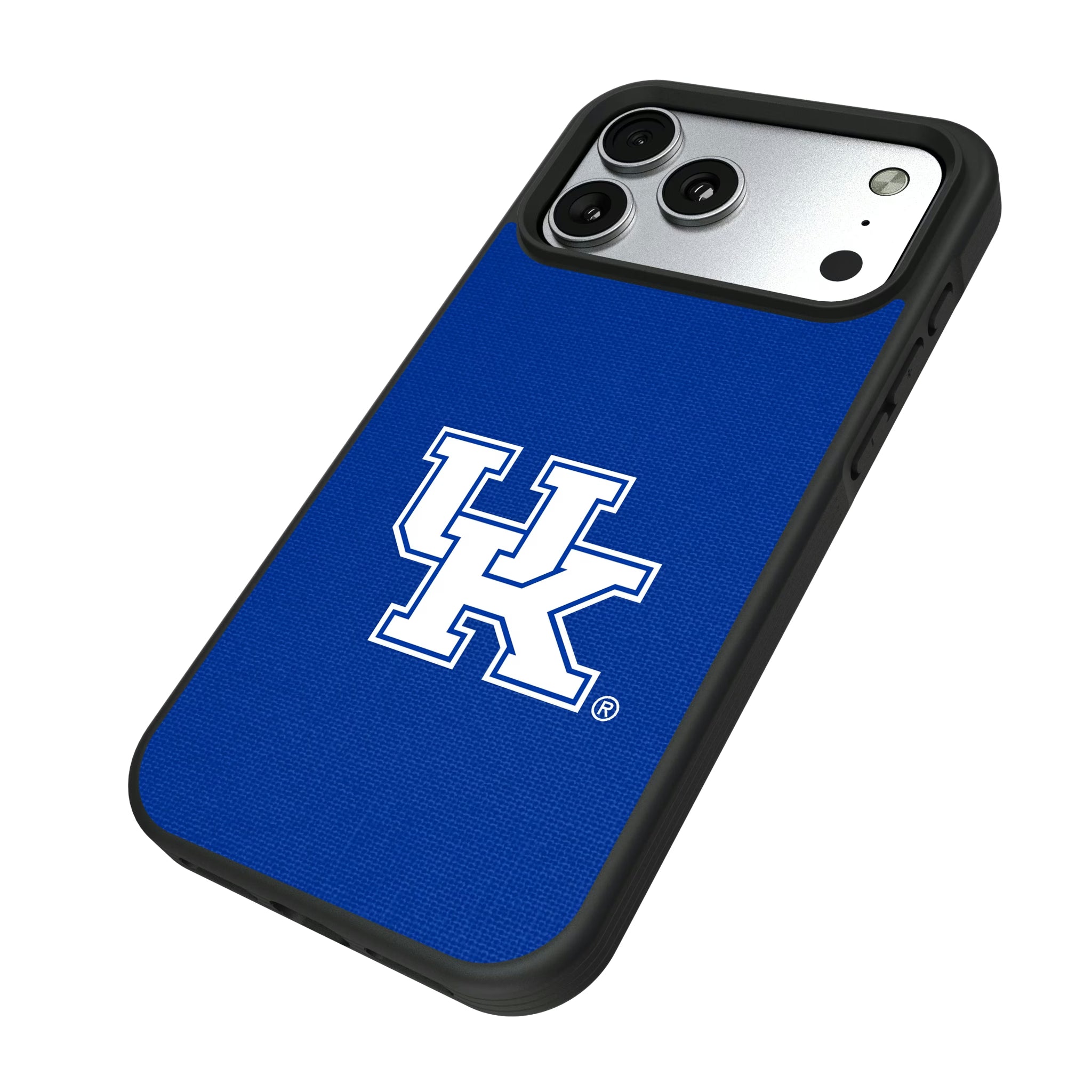 University of Kentucky Wildcats Solid iPhone Bump Phone Case for Apple iPhone - Isometric View#Device_iPhone 17 Pro Max