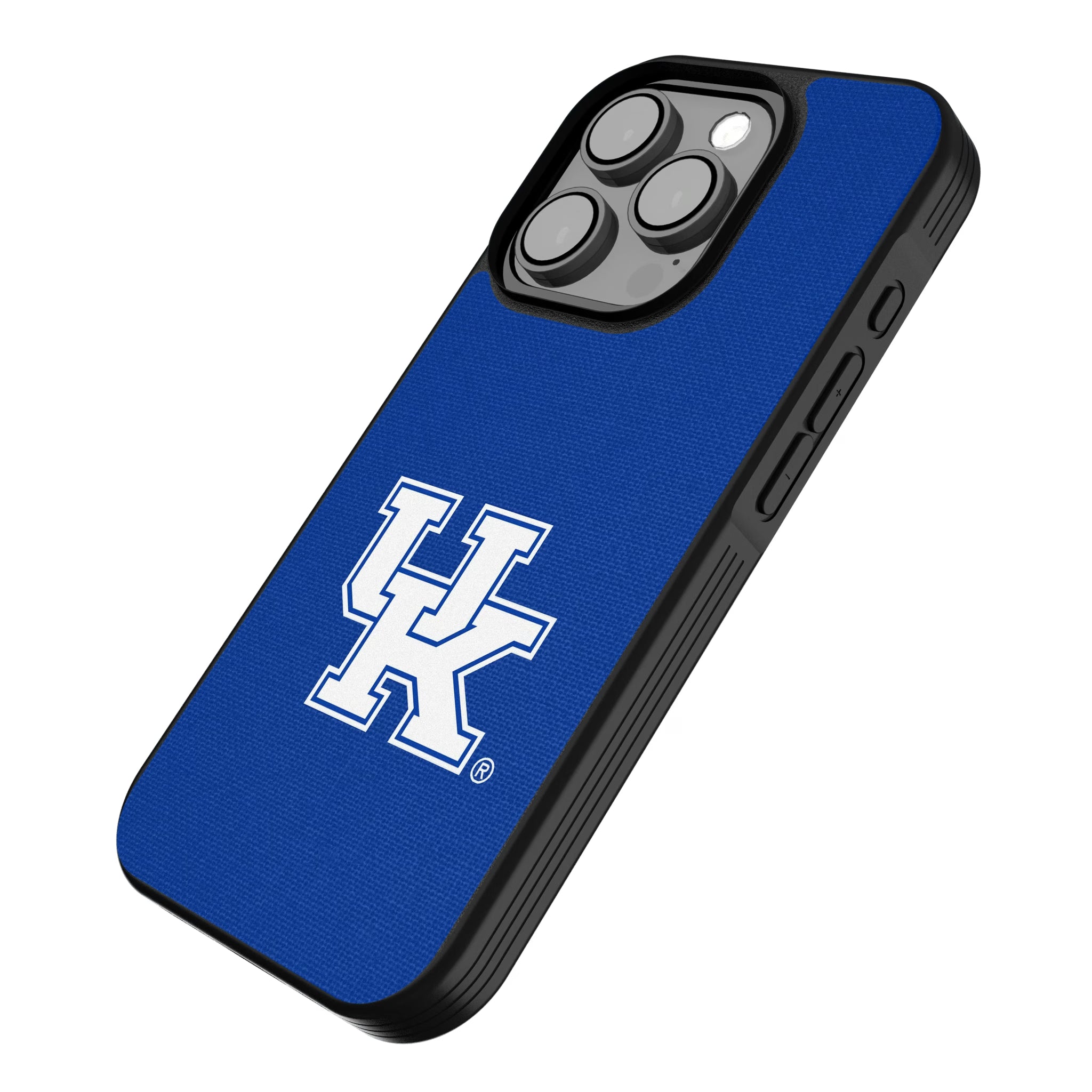 University of Kentucky Wildcats Solid iPhone Bump Phone Case for Apple iPhone - Isometric View