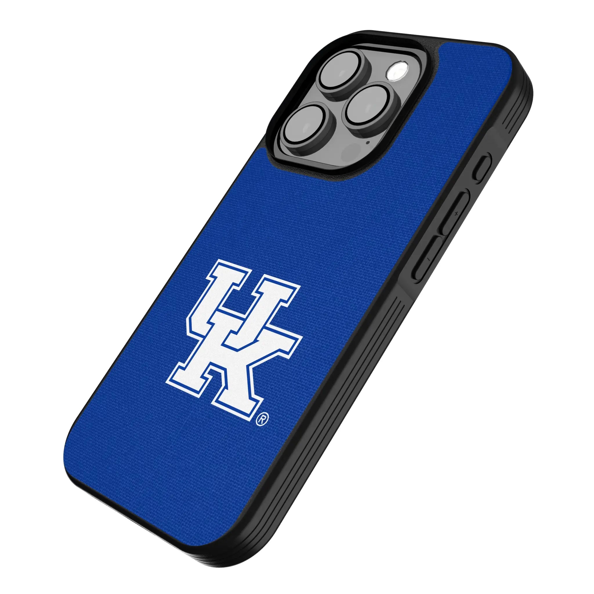 University of Kentucky Wildcats Solid iPhone Bump Phone Case for Apple iPhone - Isometric View