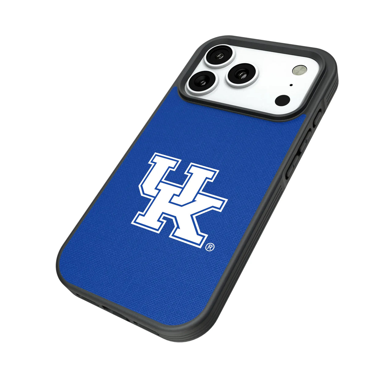 University of Kentucky Wildcats Solid iPhone Bump Phone Case for Apple iPhone - Isometric View#Device_iPhone 18 Pro