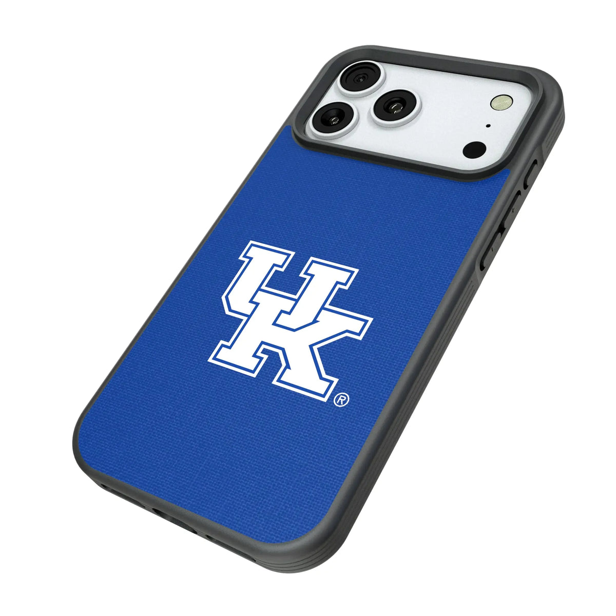 University of Kentucky Wildcats Solid iPhone Bump Phone Case for Apple iPhone - Isometric View#Device_iPhone 18 Pro Max