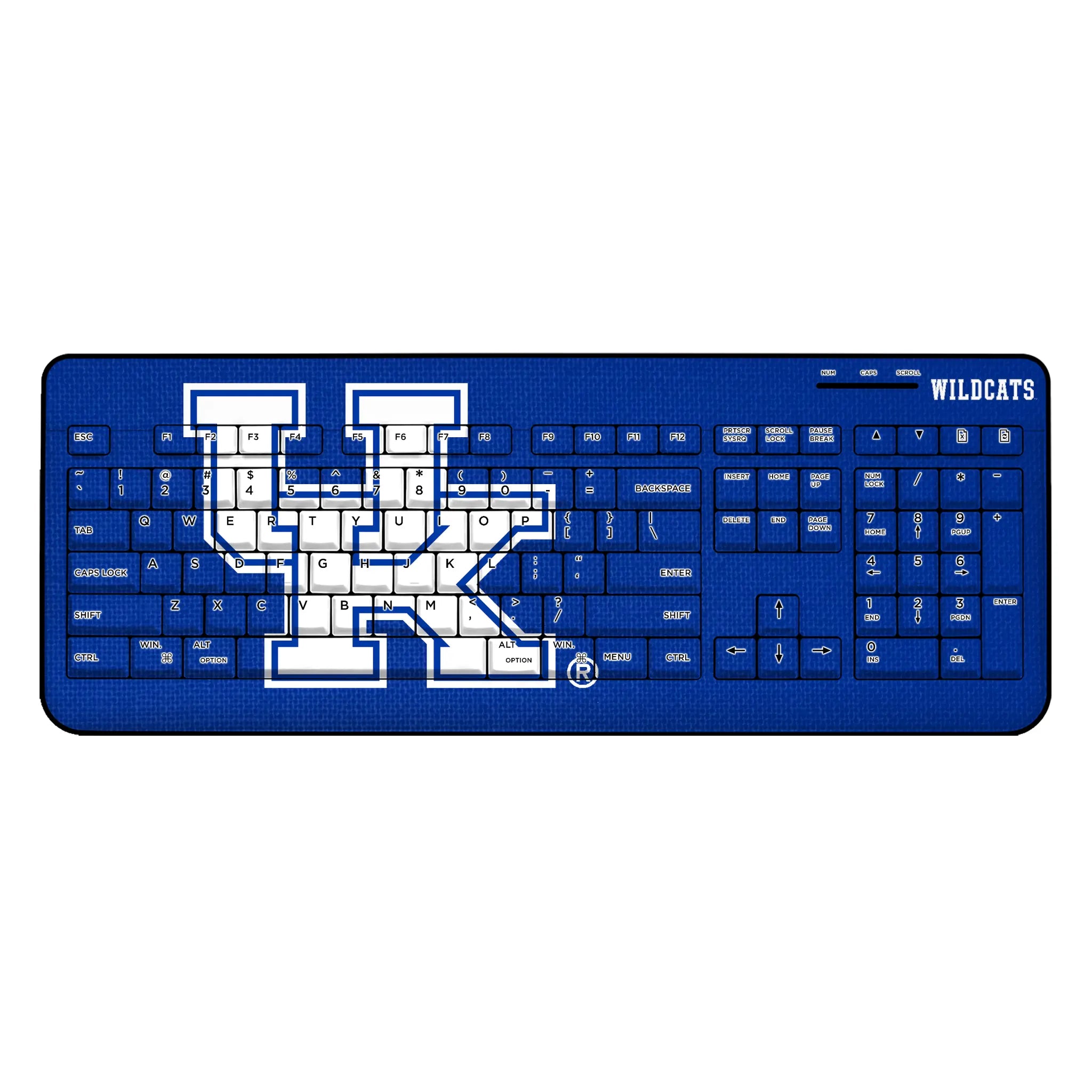 University of Kentucky Wildcats Solid Wireless USB Keyboard