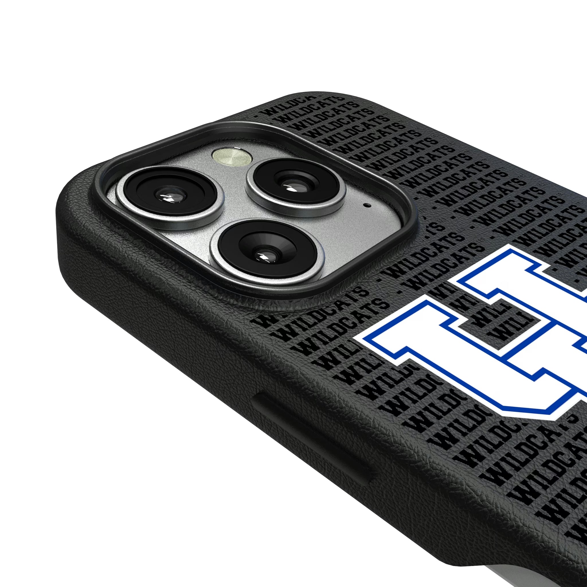 University of Kentucky Wildcats Text Backdrop iPhone MagSafe Compatible Phone Case for Apple iPhone - Detail
