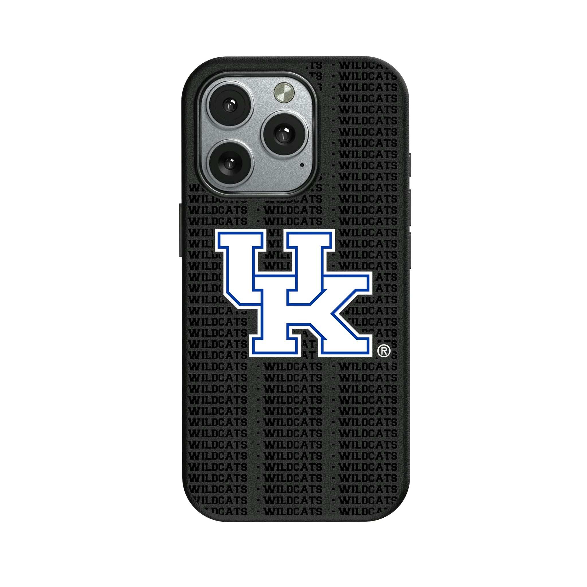 University of Kentucky Wildcats Text Backdrop iPhone MagSafe Compatible Phone Case for Apple iPhone