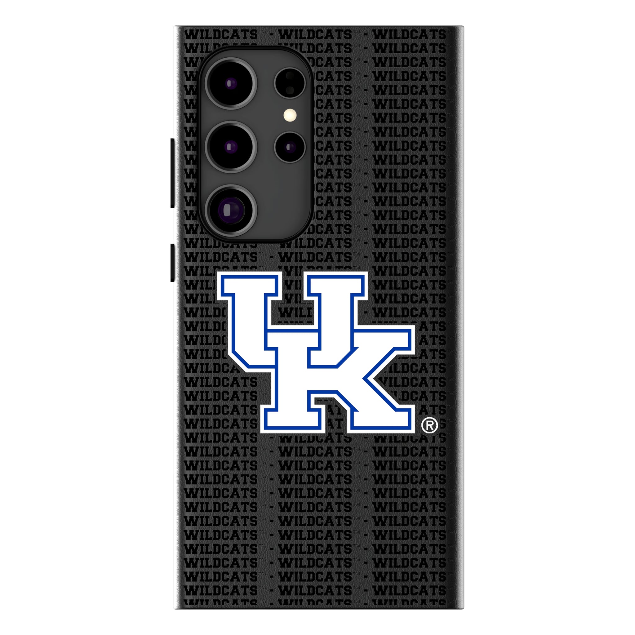 University of Kentucky Wildcats Text Backdrop Galaxy MagSafe Compatible Phone Case for Samsung Galaxy