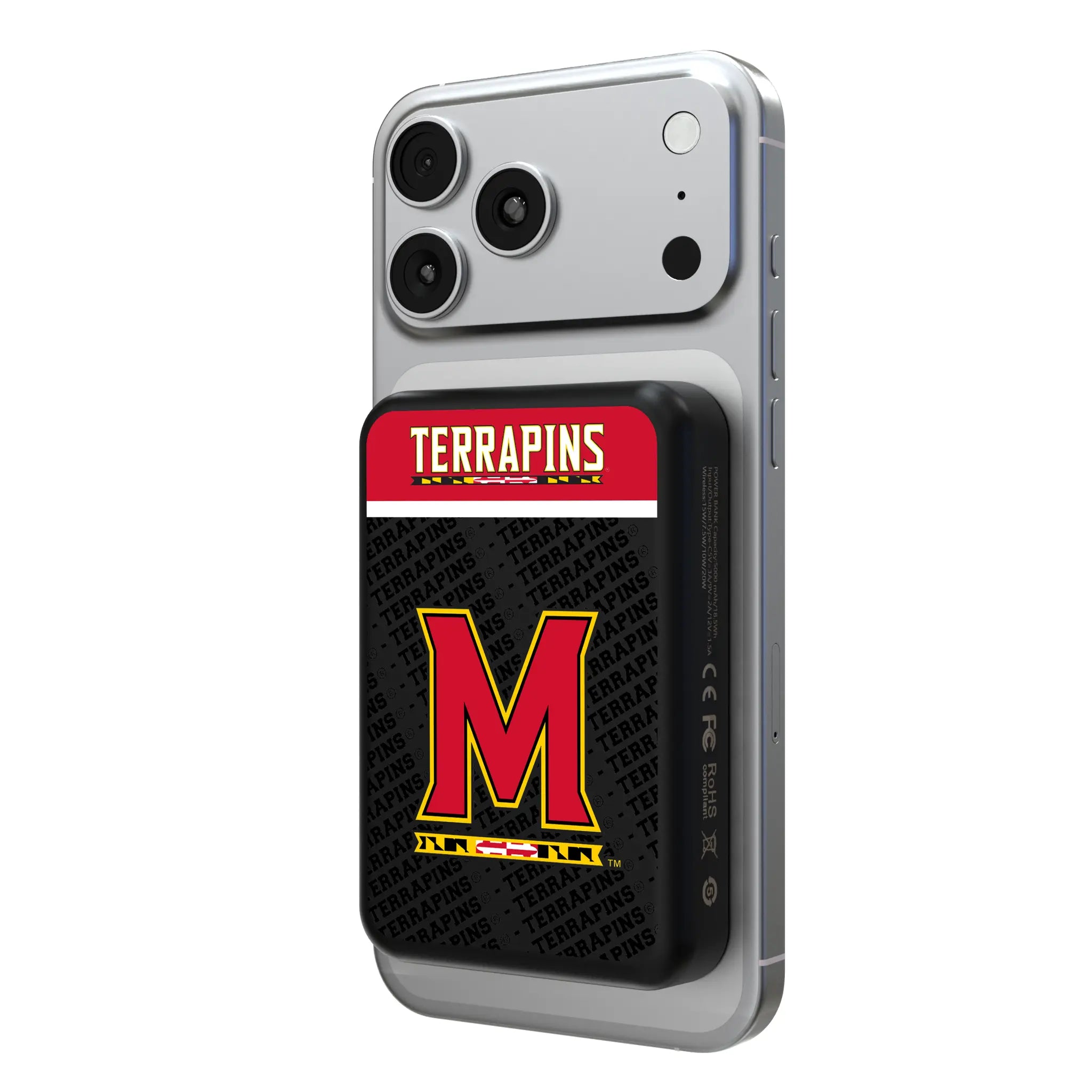 University of Maryland Terrapins Endzone Plus Wireless Mag Power Bank