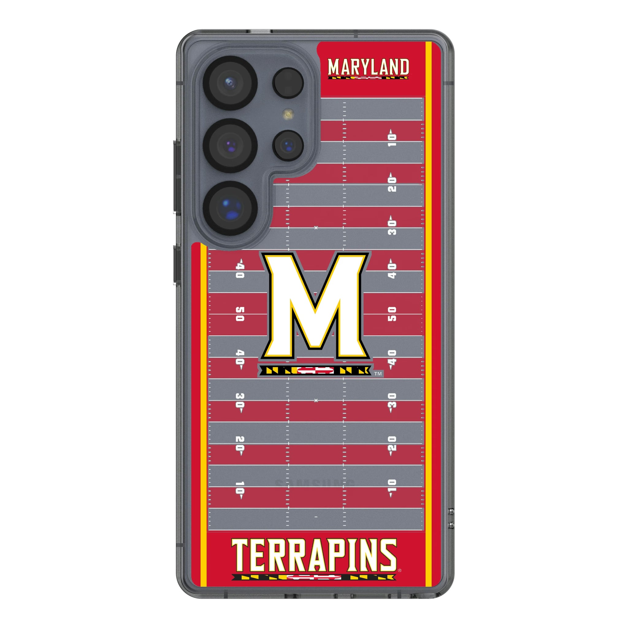University of Maryland Terrapins Field Galaxy Clear Phone Case for Samsung Galaxy