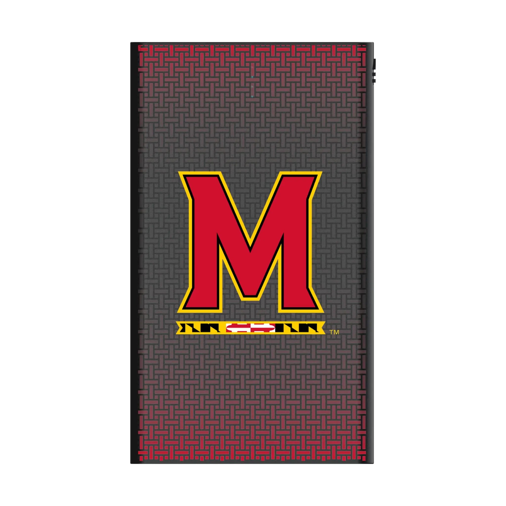University of Maryland Terrapins Linen 5000mAh Flat Power Bank