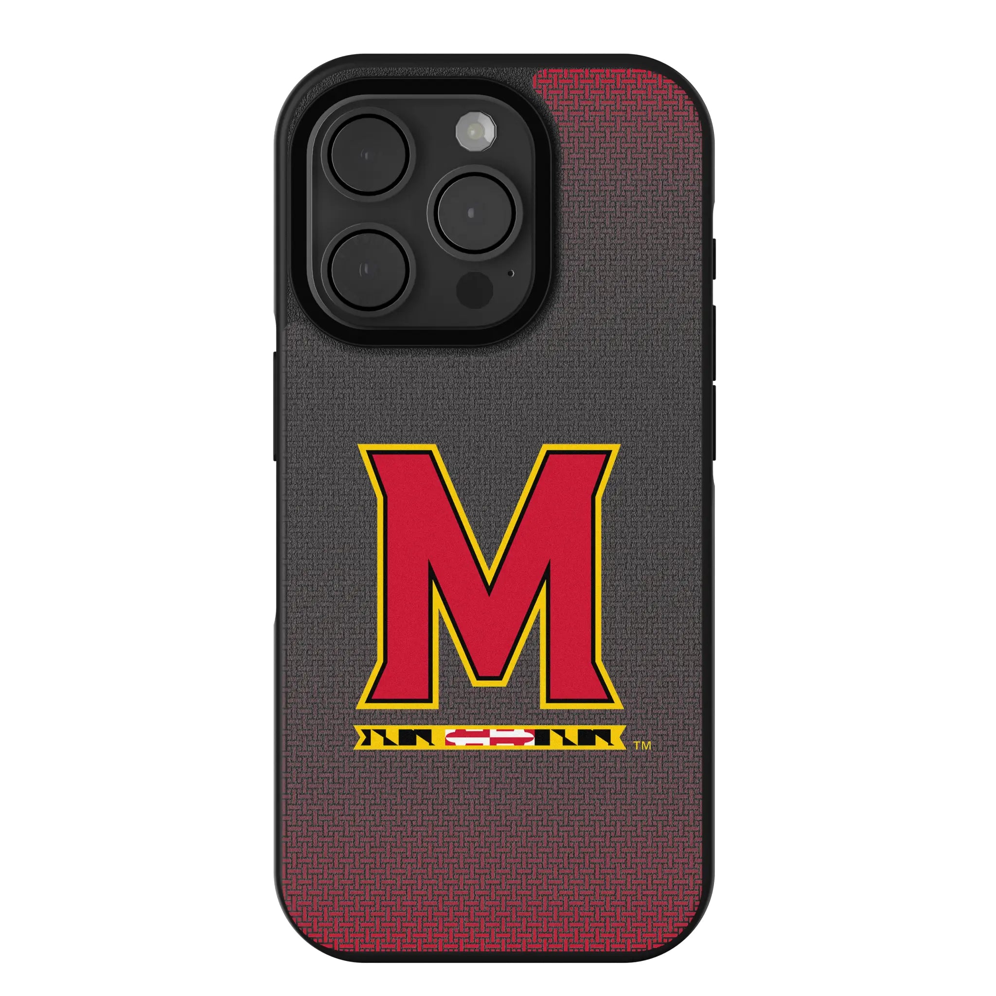 University of Maryland Terrapins Linen iPhone Bump Phone Case for Apple iPhone