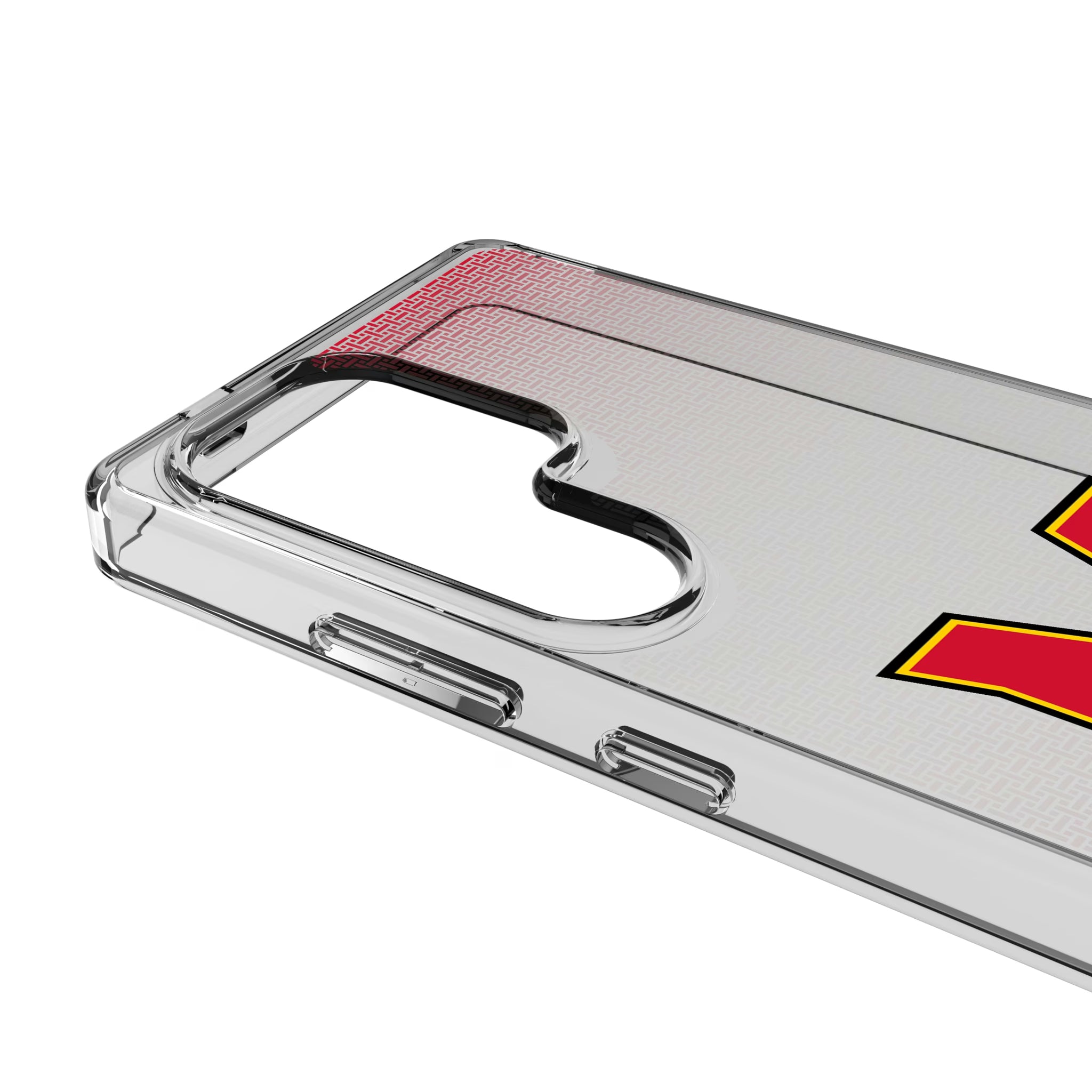 University of Maryland Terrapins Linen Galaxy Clear Phone Case for Samsung Galaxy - Detail