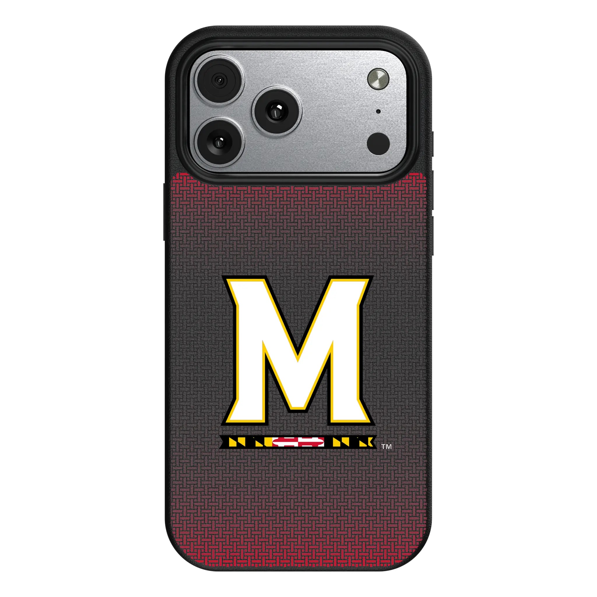 University of Maryland Terrapins Linen iPhone MagSafe Compatible Phone Case for Apple iPhone#Device_iPhone 17 Pro Max