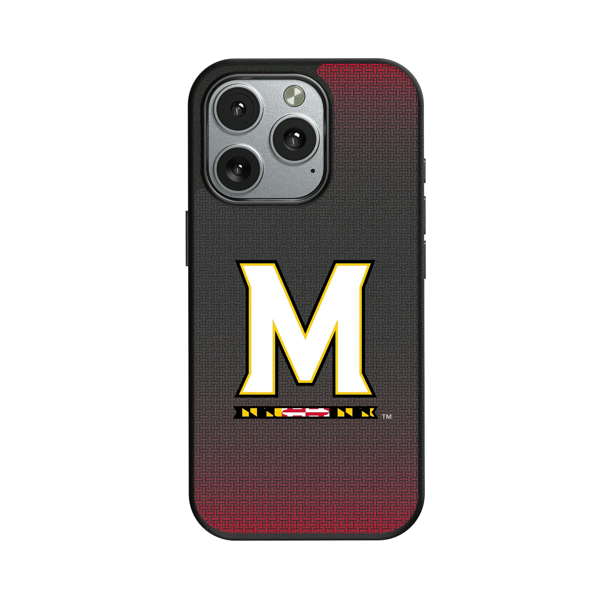 University of Maryland Terrapins Linen iPhone MagSafe Compatible Phone Case for Apple iPhone