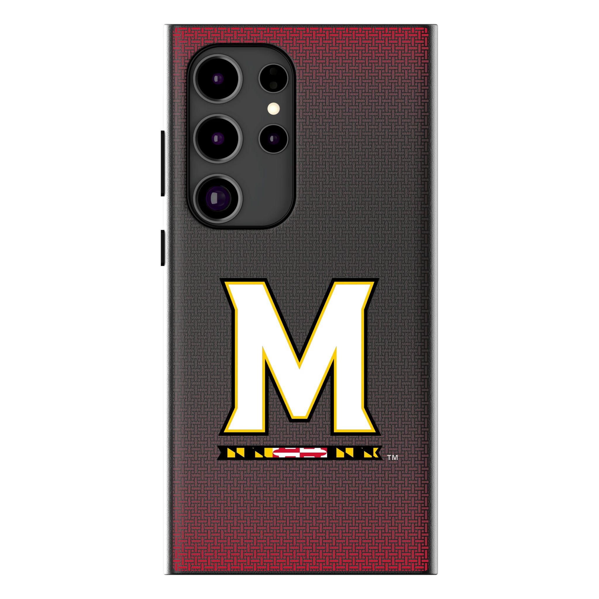 University of Maryland Terrapins Linen Galaxy MagSafe Compatible Phone Case for Samsung Galaxy