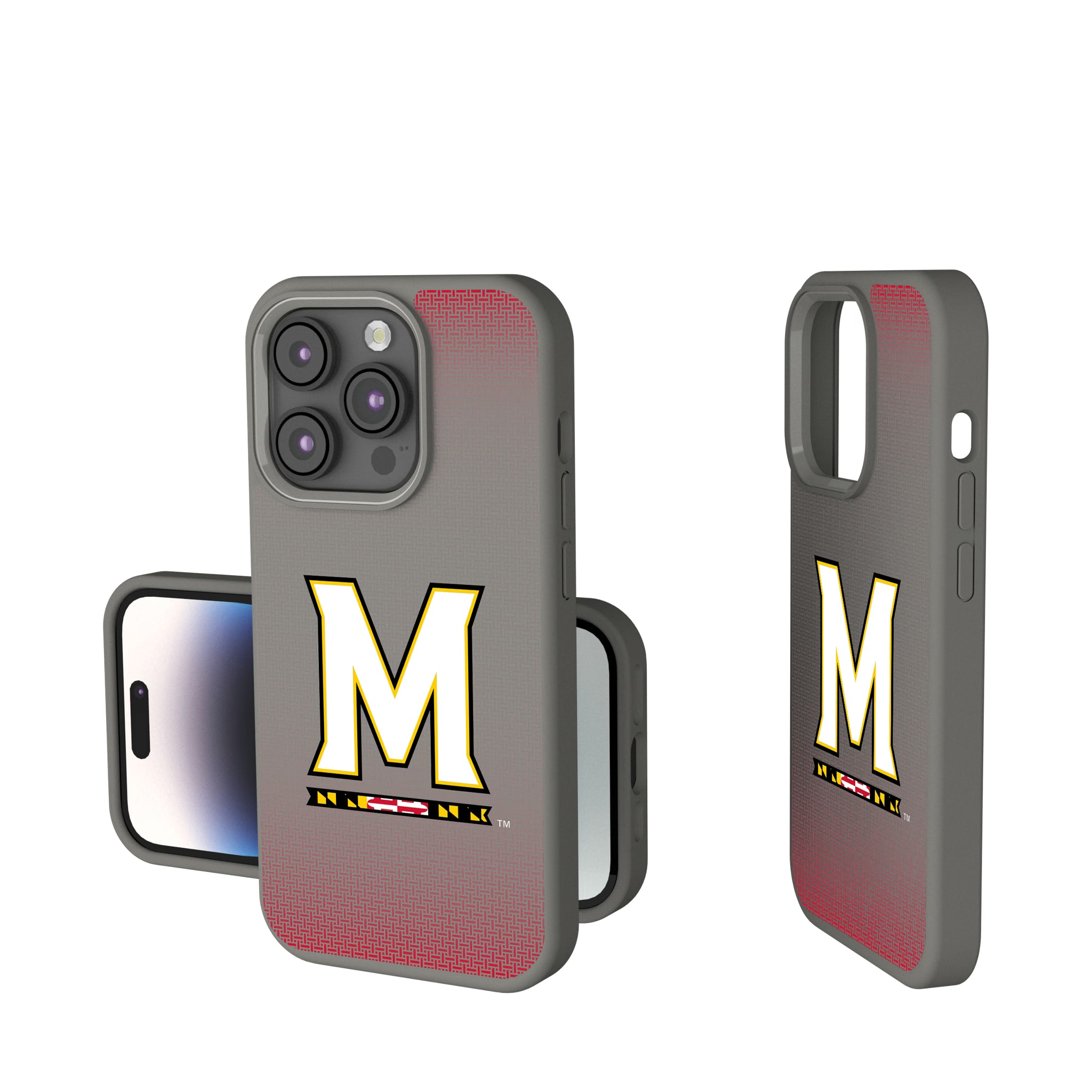 University of Maryland Terrapins Linen iPhone Soft Touch Phone Case for Apple iPhone