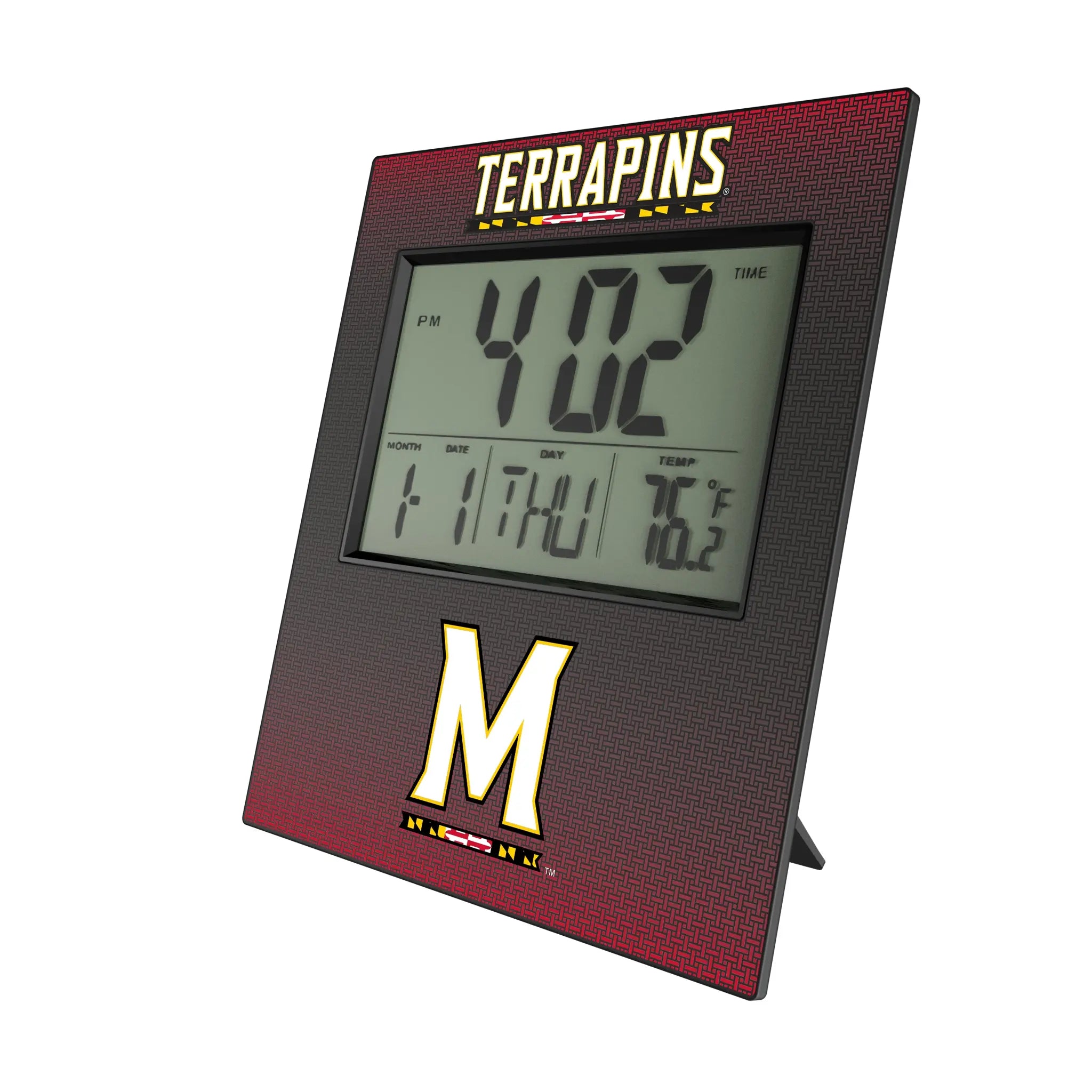 University of Maryland Terrapins Linen Wall Clock