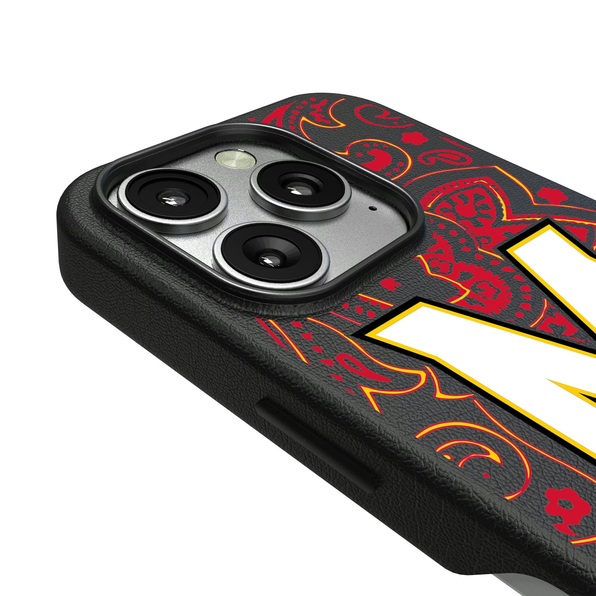 University of Maryland Terrapins Paisley iPhone MagSafe Compatible Phone Case for Apple iPhone - Detail