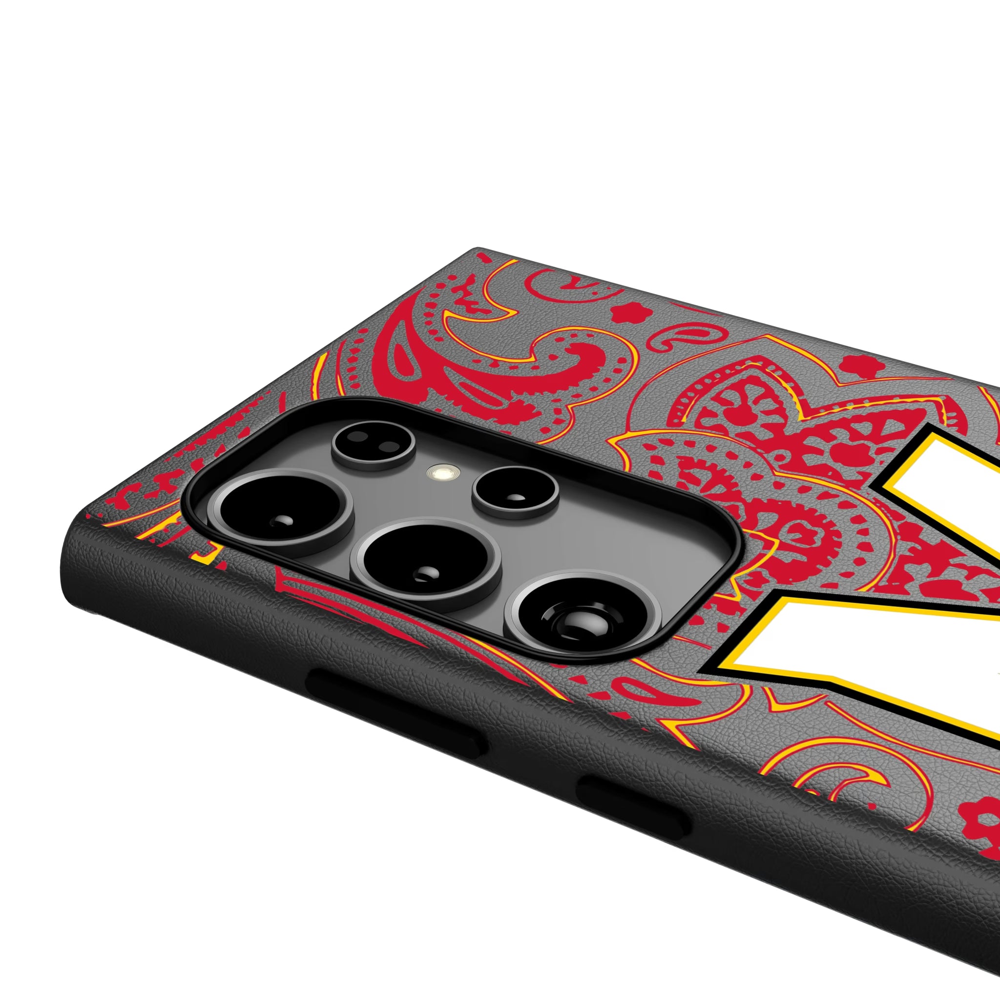 University of Maryland Terrapins Paisley Galaxy MagSafe Compatible Phone Case for Samsung Galaxy - Detail