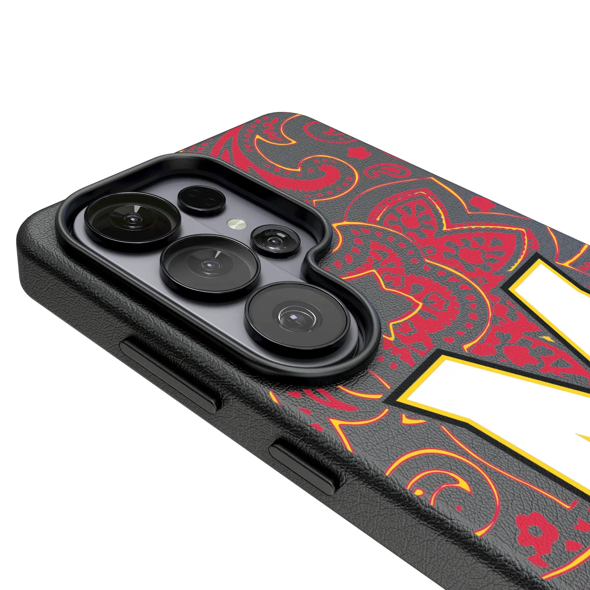 University of Maryland Terrapins Paisley Galaxy MagSafe Compatible Phone Case for Samsung Galaxy - Detail#Device_Galaxy S26 Ultra