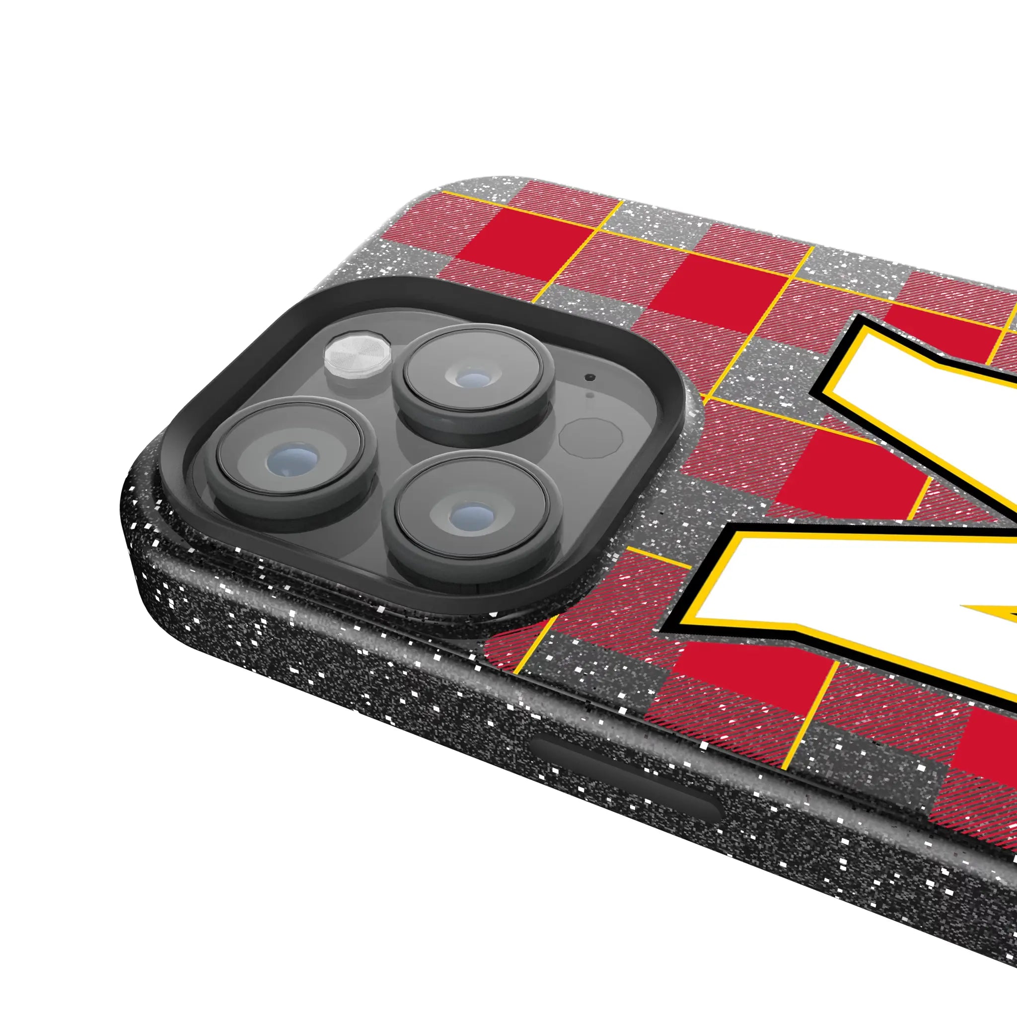 University of Maryland Terrapins Plaid iPhone Bling Phone Case for Apple iPhone - Detail