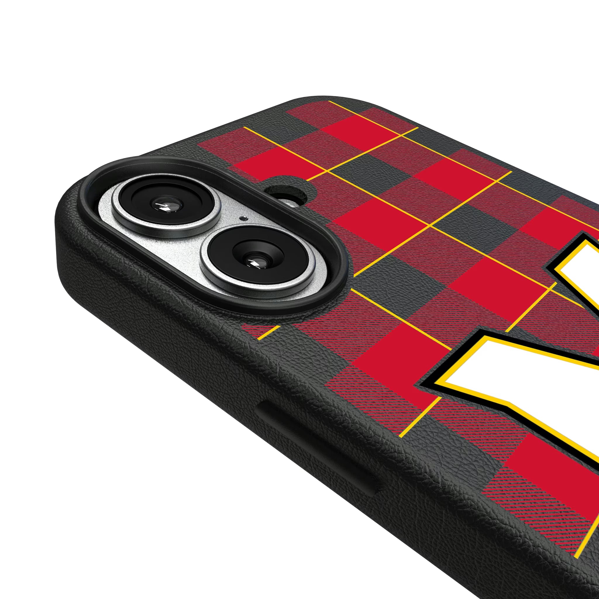 University of Maryland Terrapins Plaid iPhone MagSafe Compatible Phone Case for Apple iPhone - Detail#Device_iPhone 17