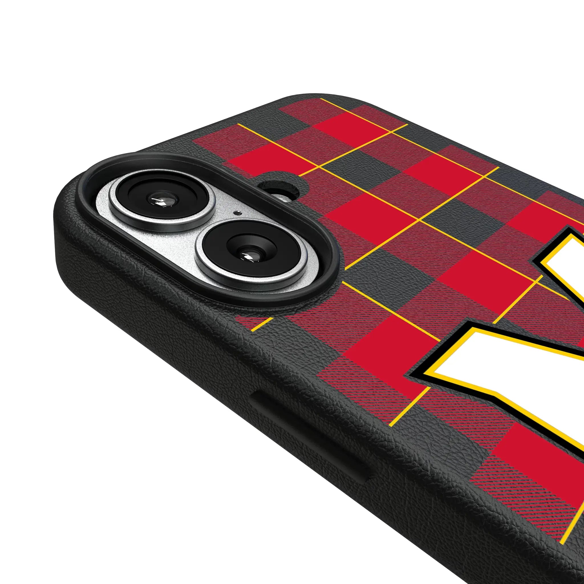University of Maryland Terrapins Plaid iPhone MagSafe Compatible Phone Case for Apple iPhone - Detail#Device_iPhone 17