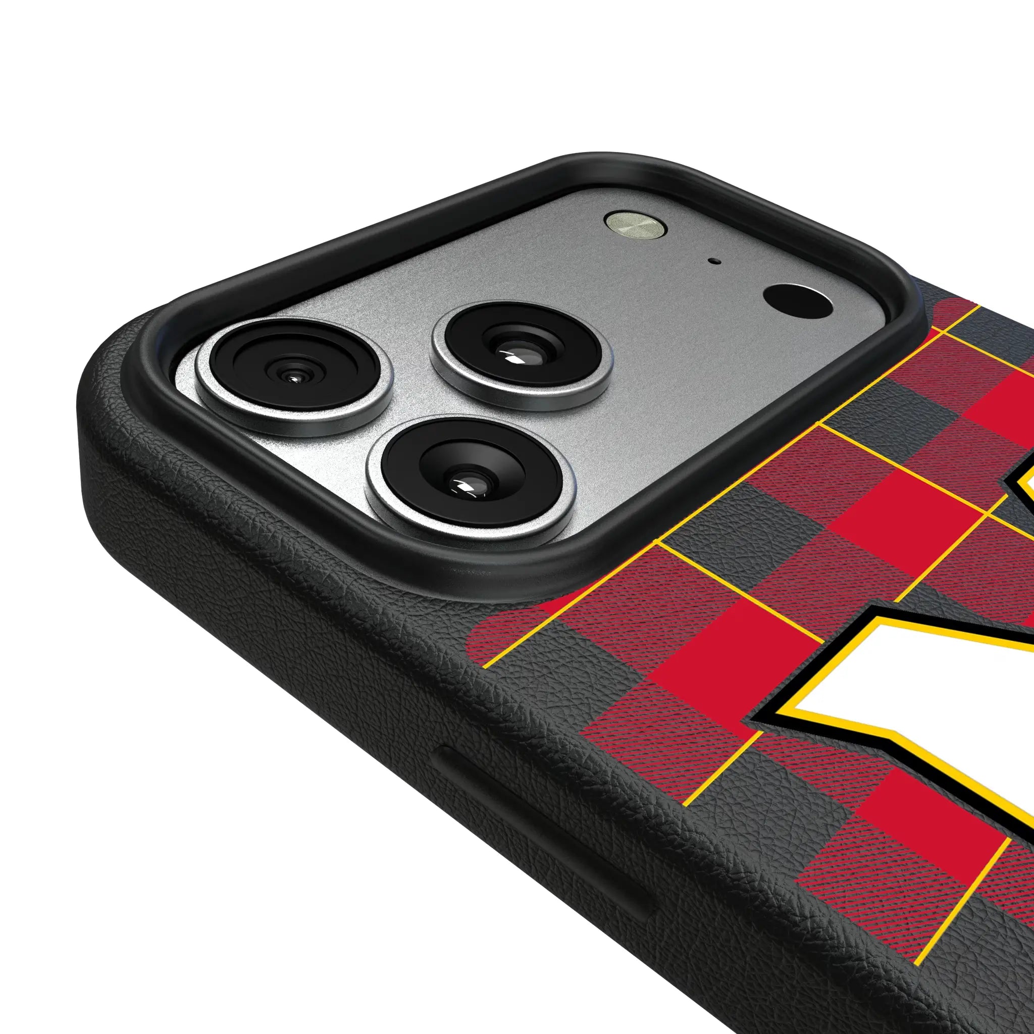 University of Maryland Terrapins Plaid iPhone MagSafe Compatible Phone Case for Apple iPhone - Detail#Device_iPhone 17 Pro Max