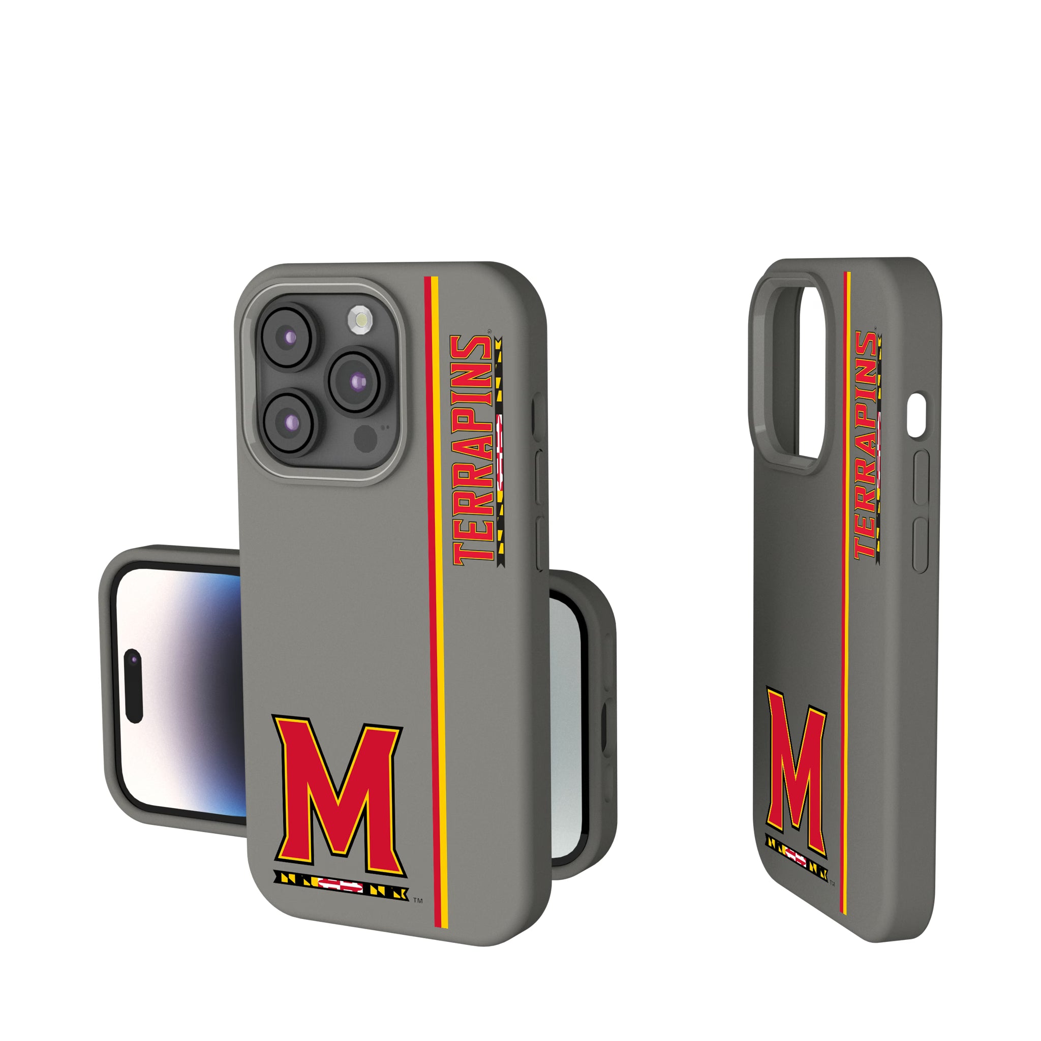University of Maryland Terrapins Sidebar iPhone Soft Touch Phone Case for Apple iPhone
