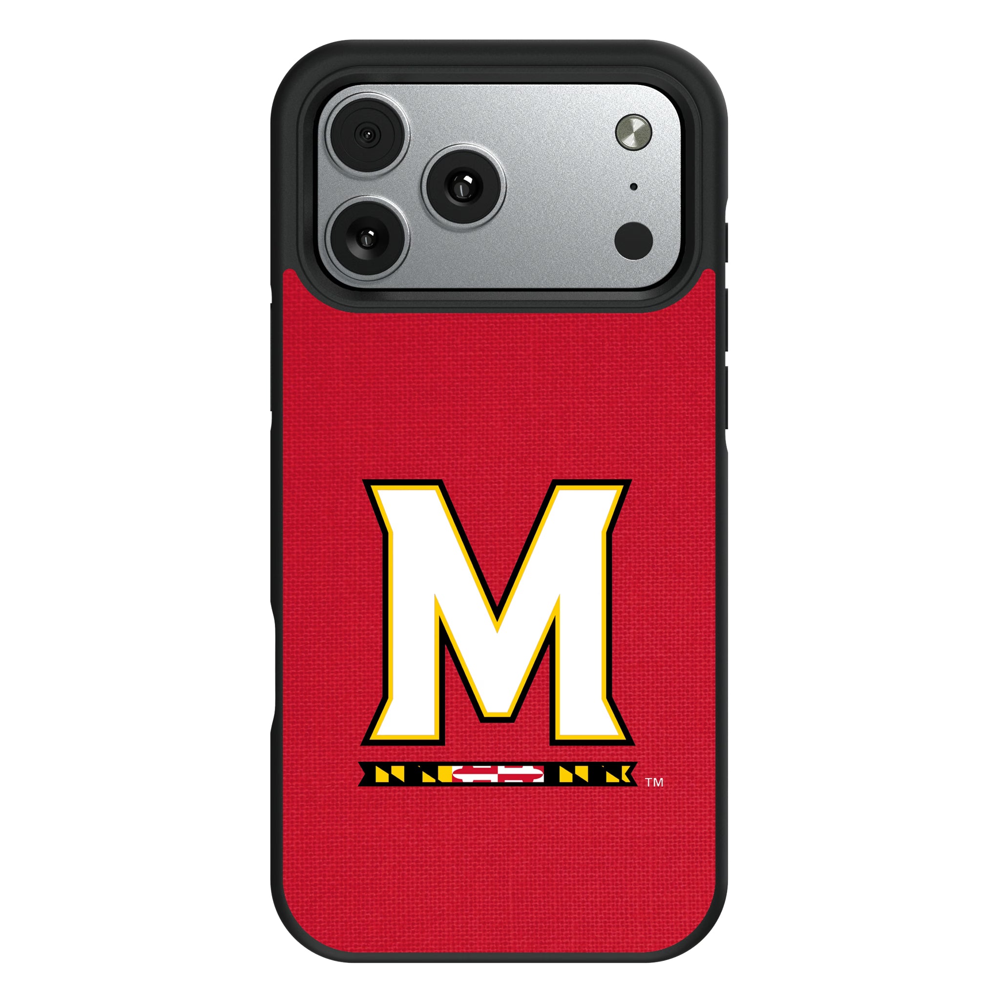 University of Maryland Terrapins Solid iPhone Bump Phone Case for Apple iPhone#Device_iPhone 17 Pro Max