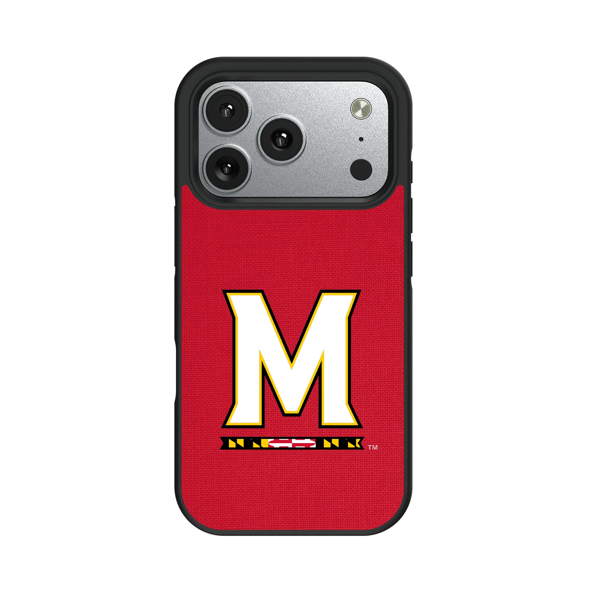 University of Maryland Terrapins Solid iPhone Bump Phone Case for Apple iPhone#Device_iPhone 17 Pro