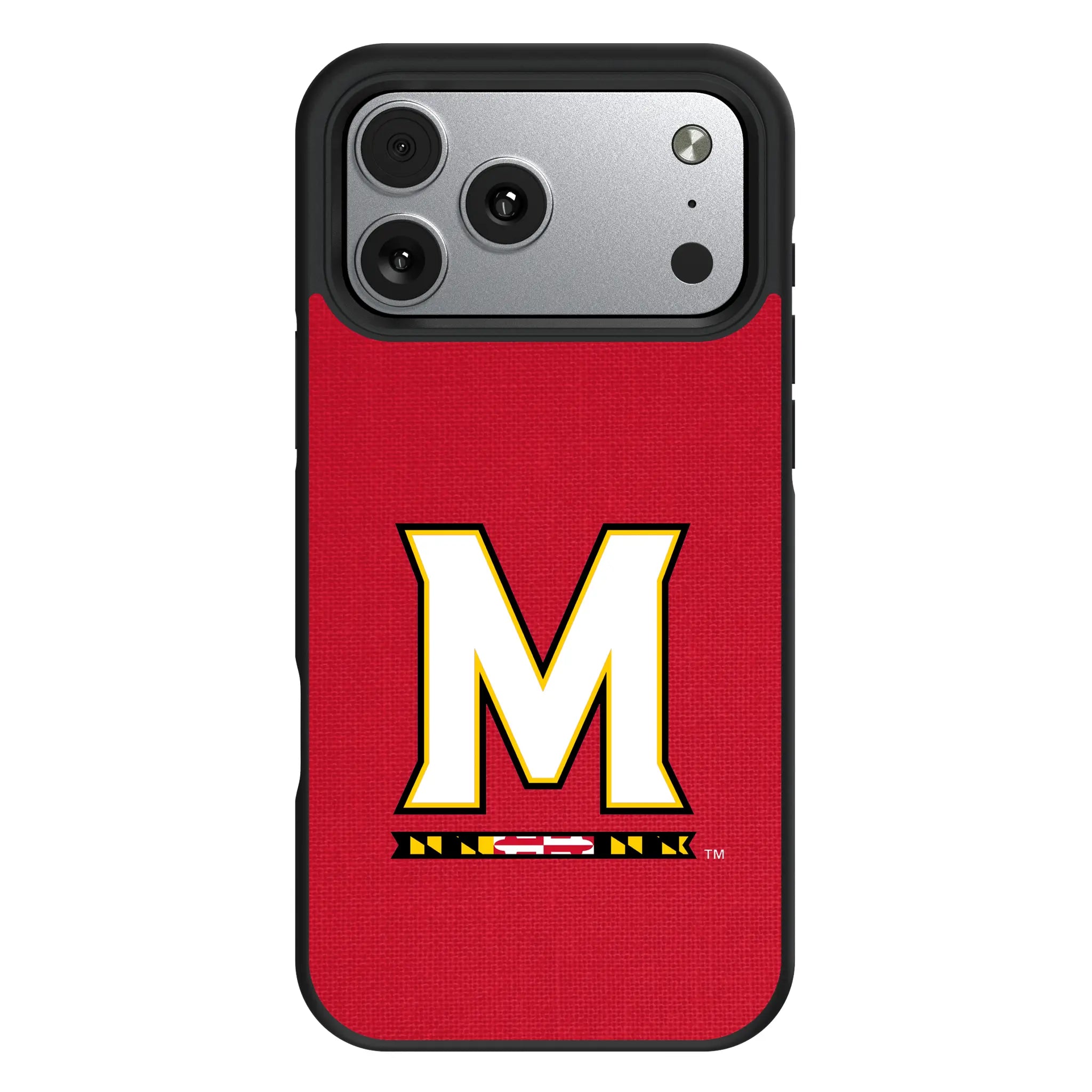 University of Maryland Terrapins Solid iPhone Bump Phone Case for Apple iPhone#Device_iPhone 17 Pro Max