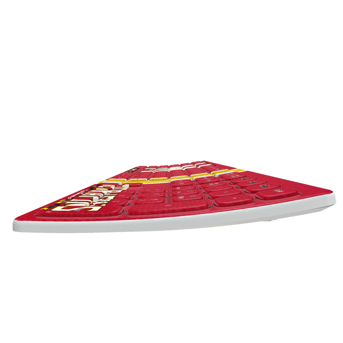 University of Maryland Terrapins Stripe KKB605 Curved Wireless Keyboard