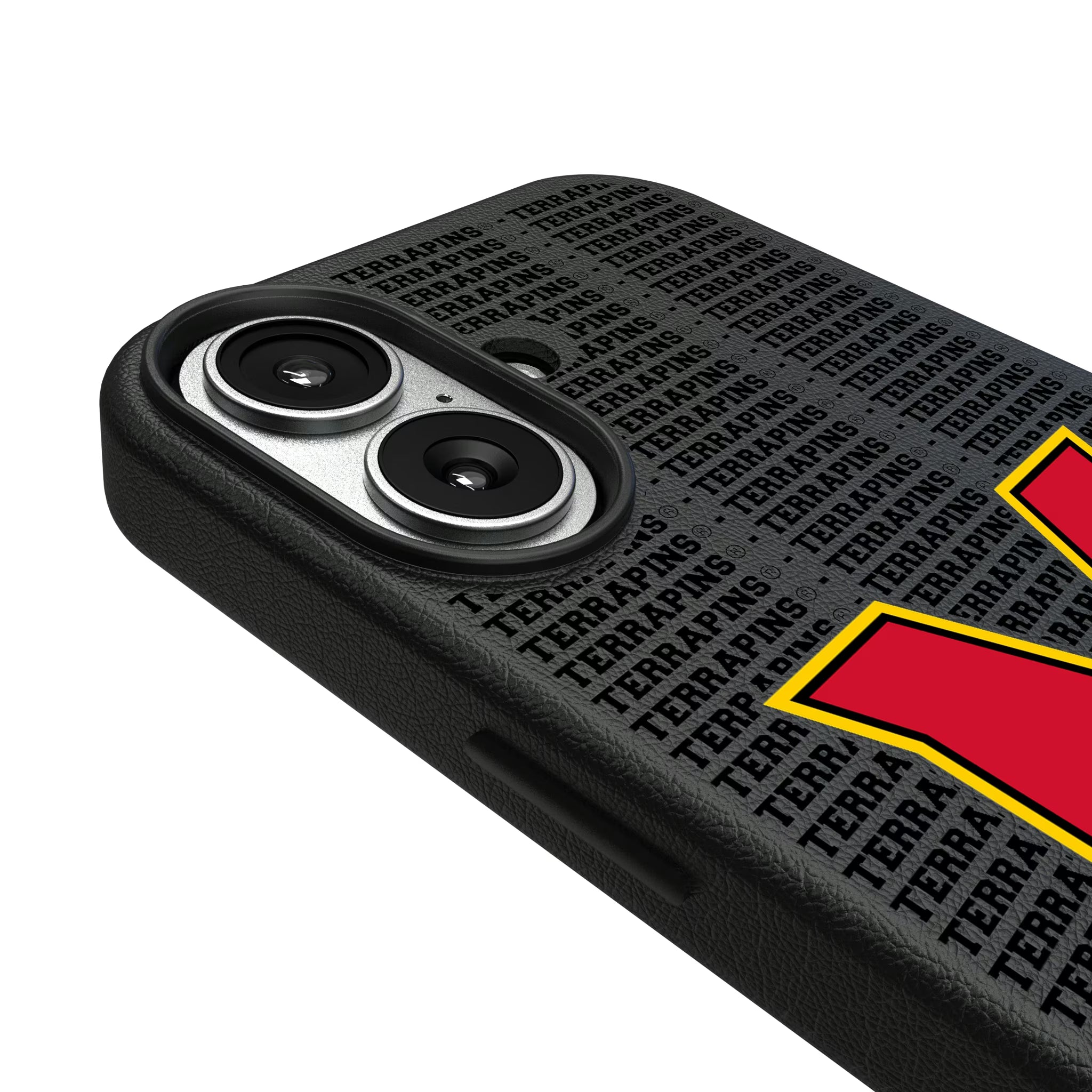 University of Maryland Terrapins Text Backdrop iPhone MagSafe Compatible Phone Case for Apple iPhone - Detail#Device_iPhone 17