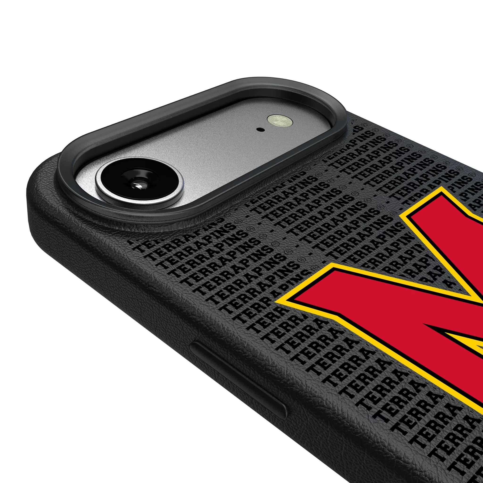 University of Maryland Terrapins Text Backdrop iPhone MagSafe Compatible Phone Case for Apple iPhone - Detail#Device_iPhone Air