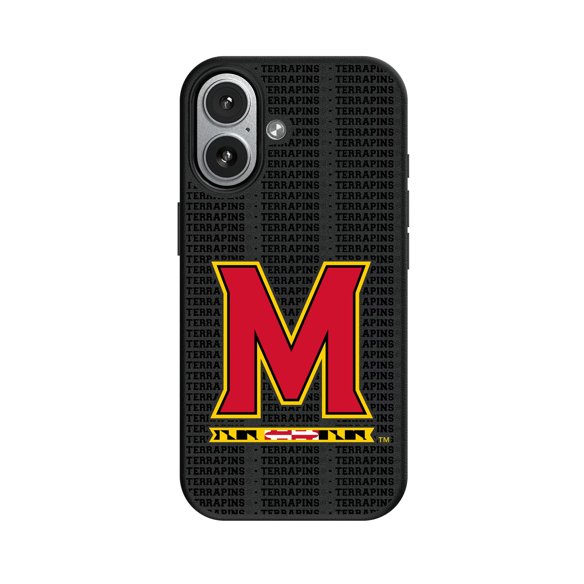University of Maryland Terrapins Text Backdrop iPhone MagSafe Compatible Phone Case for Apple iPhone#Device_iPhone 17