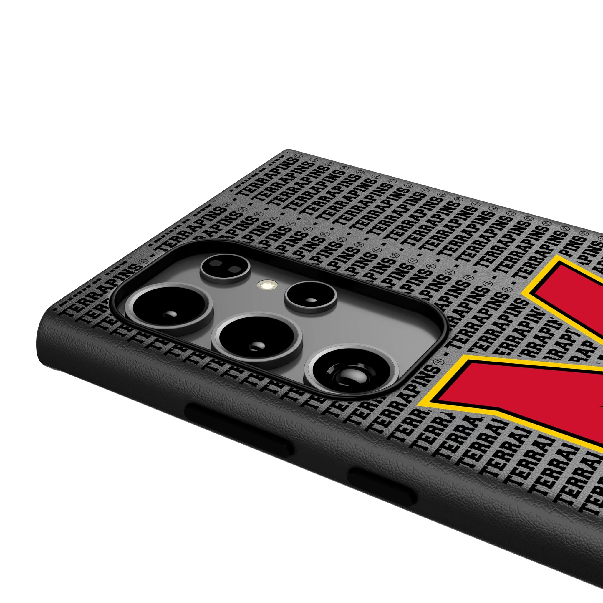 University of Maryland Terrapins Text Backdrop Galaxy MagSafe Compatible Phone Case for Samsung Galaxy - Detail