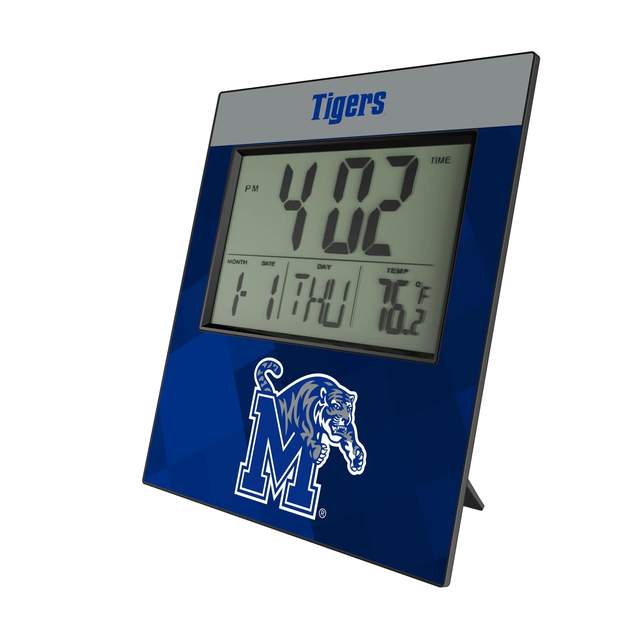 University of Memphis Tigers Color Block Wall Clock