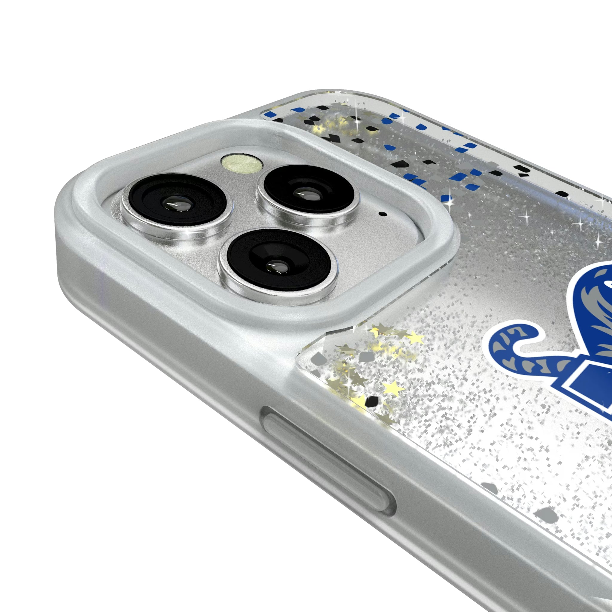 University of Memphis Tigers Confetti iPhone Glitter Phone Case for Apple iPhone - Detail#Device_iPhone 16 Pro