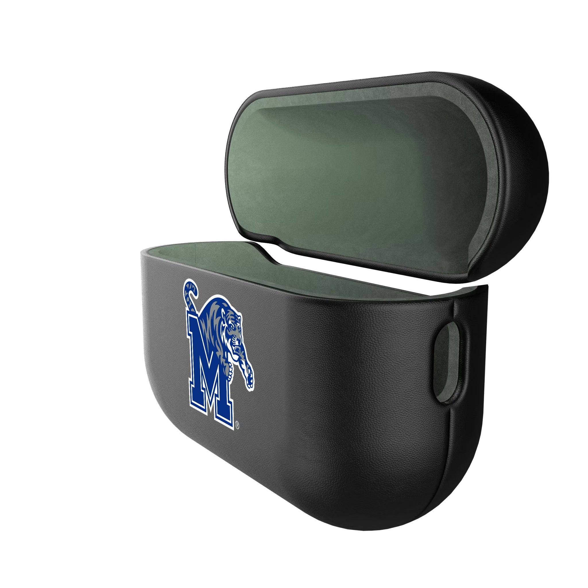 University of Memphis Tigers Insignia AirPods AirPod Case Cover - Isometric View#Device_AirPods Pro 2nd Gen