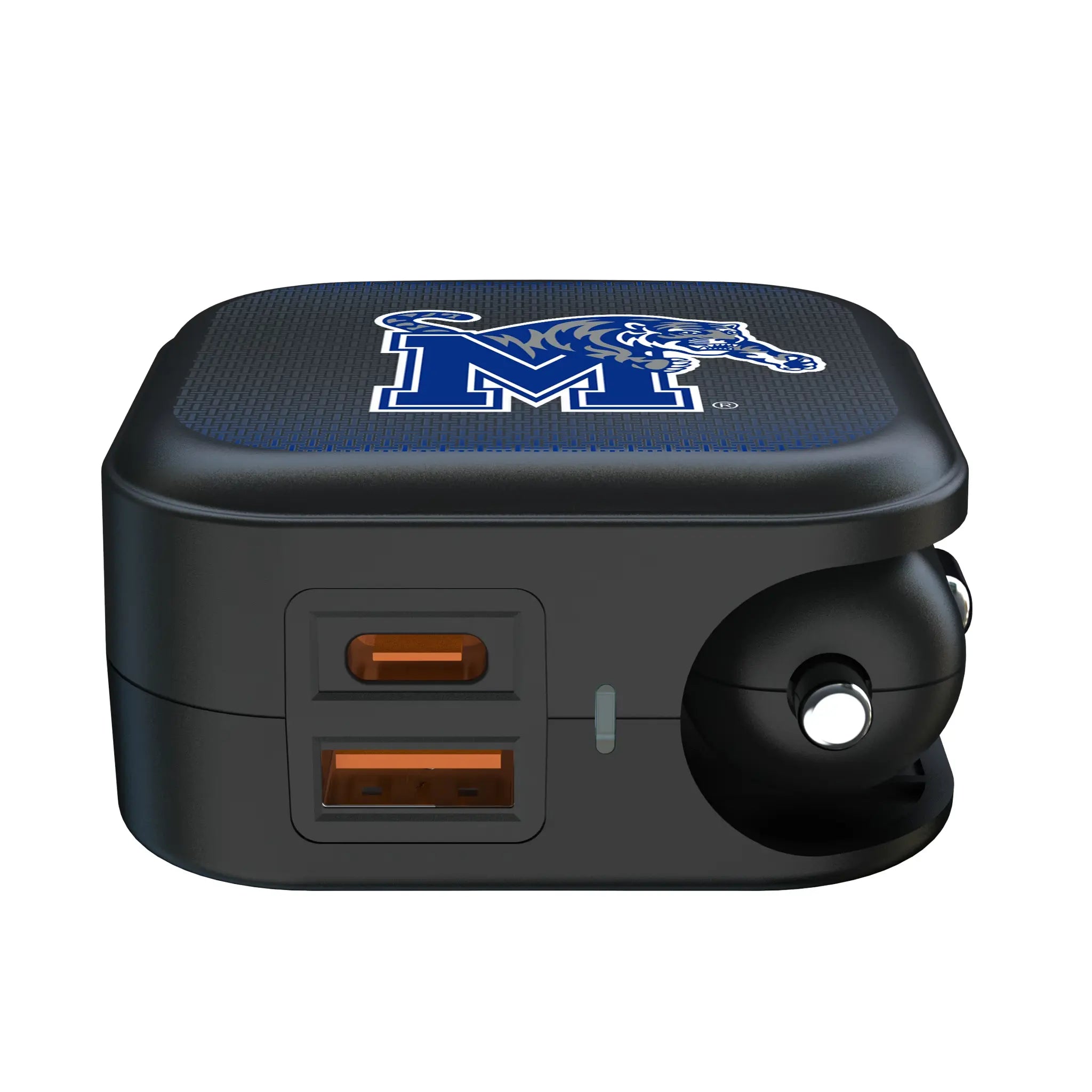 University of Memphis Tigers Linen 2 in 1 USB A/C Charger