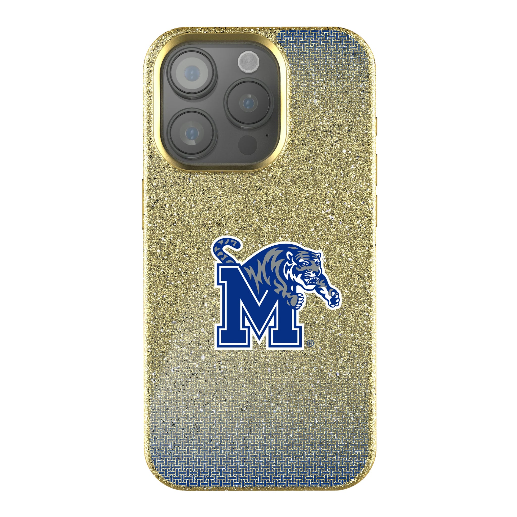 University of Memphis Tigers Linen iPhone Bling Phone Case for Apple iPhone