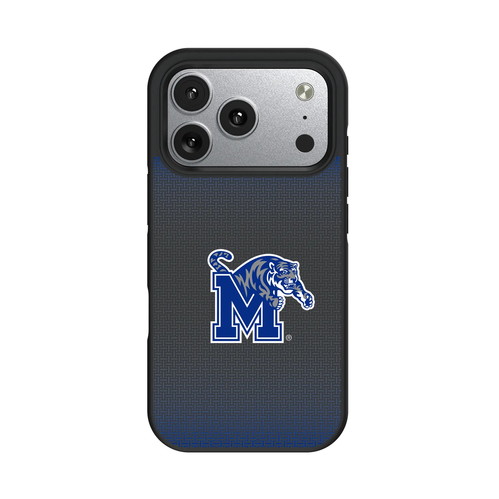 University of Memphis Tigers Linen iPhone Bump Phone Case for Apple iPhone#Device_iPhone 17 Pro