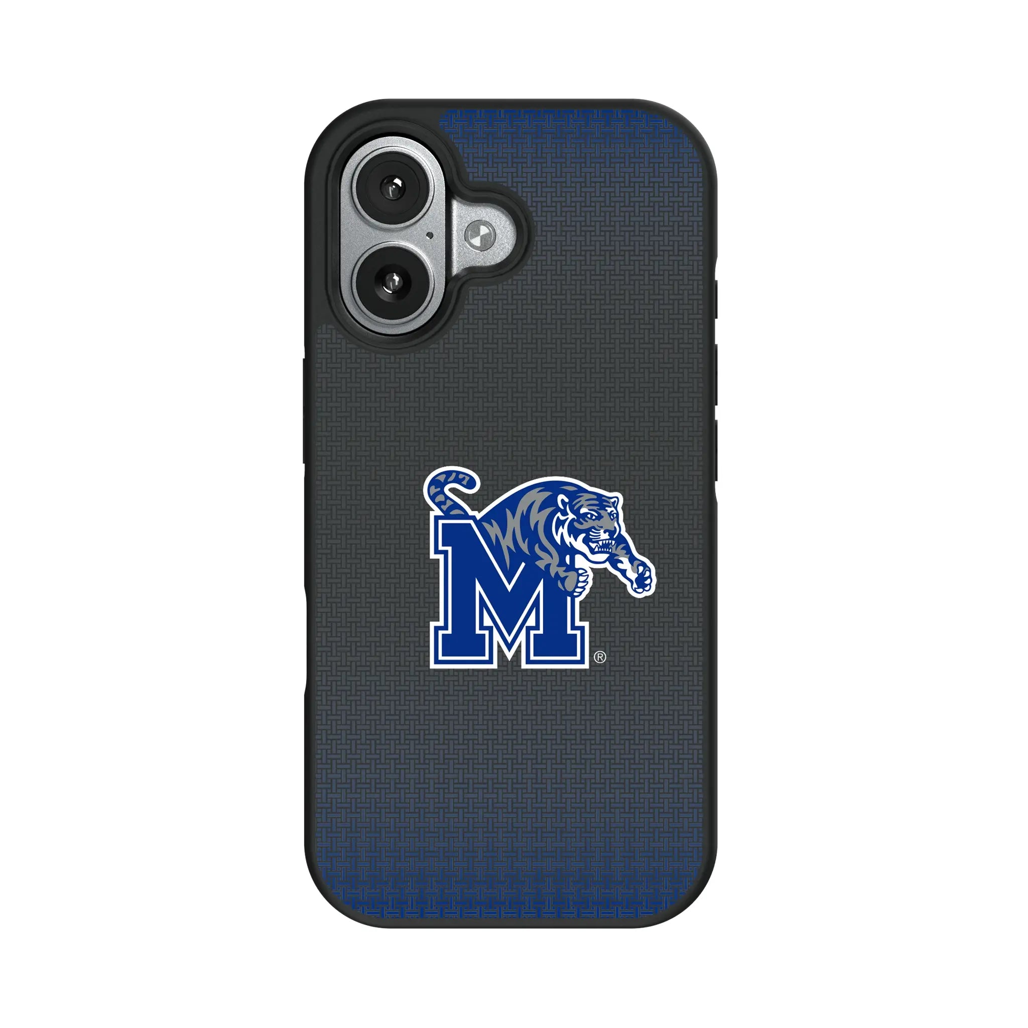 University of Memphis Tigers Linen iPhone Bump Phone Case for Apple iPhone#Device_iPhone 17