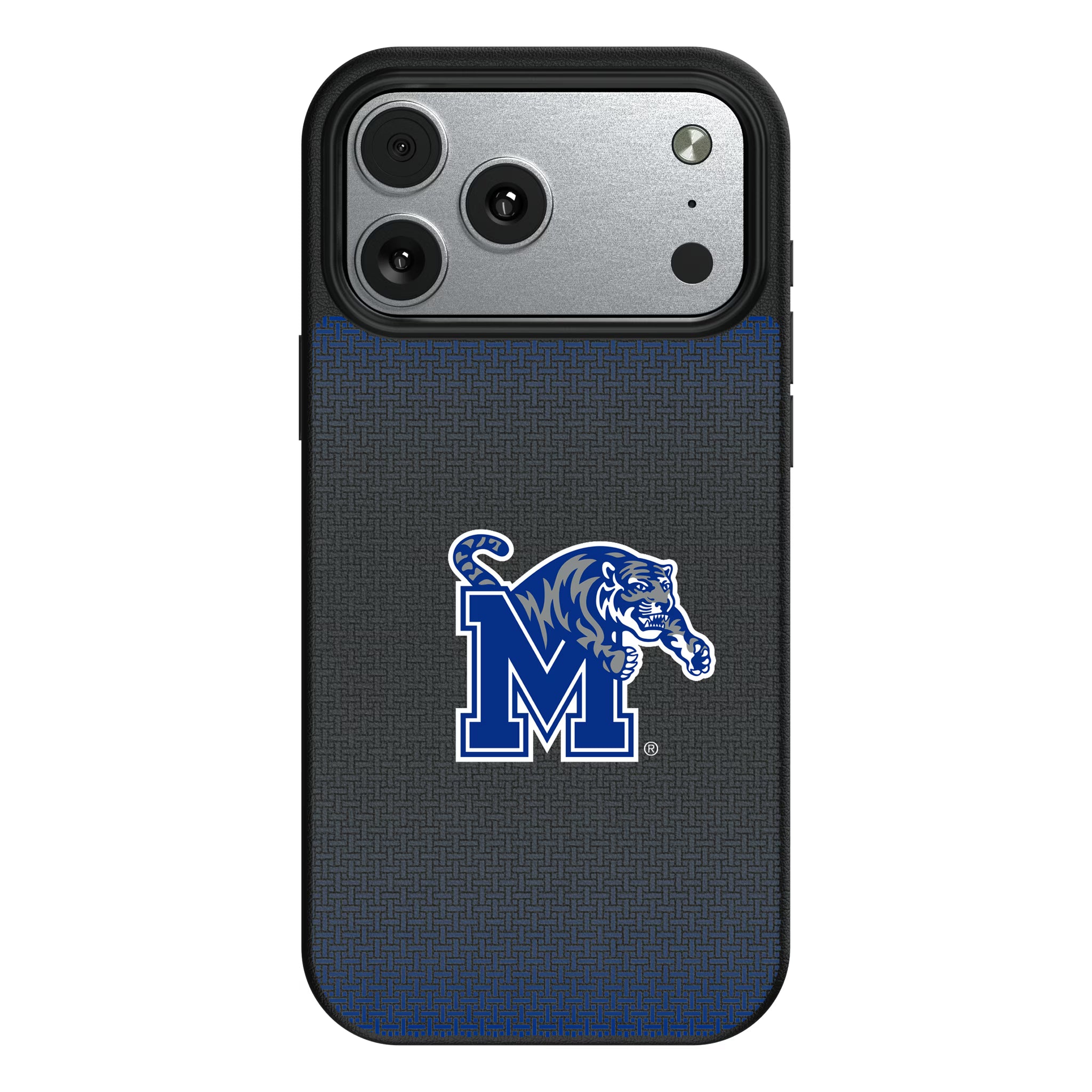 University of Memphis Tigers Linen iPhone MagSafe Compatible Phone Case for Apple iPhone#Device_iPhone 17 Pro Max