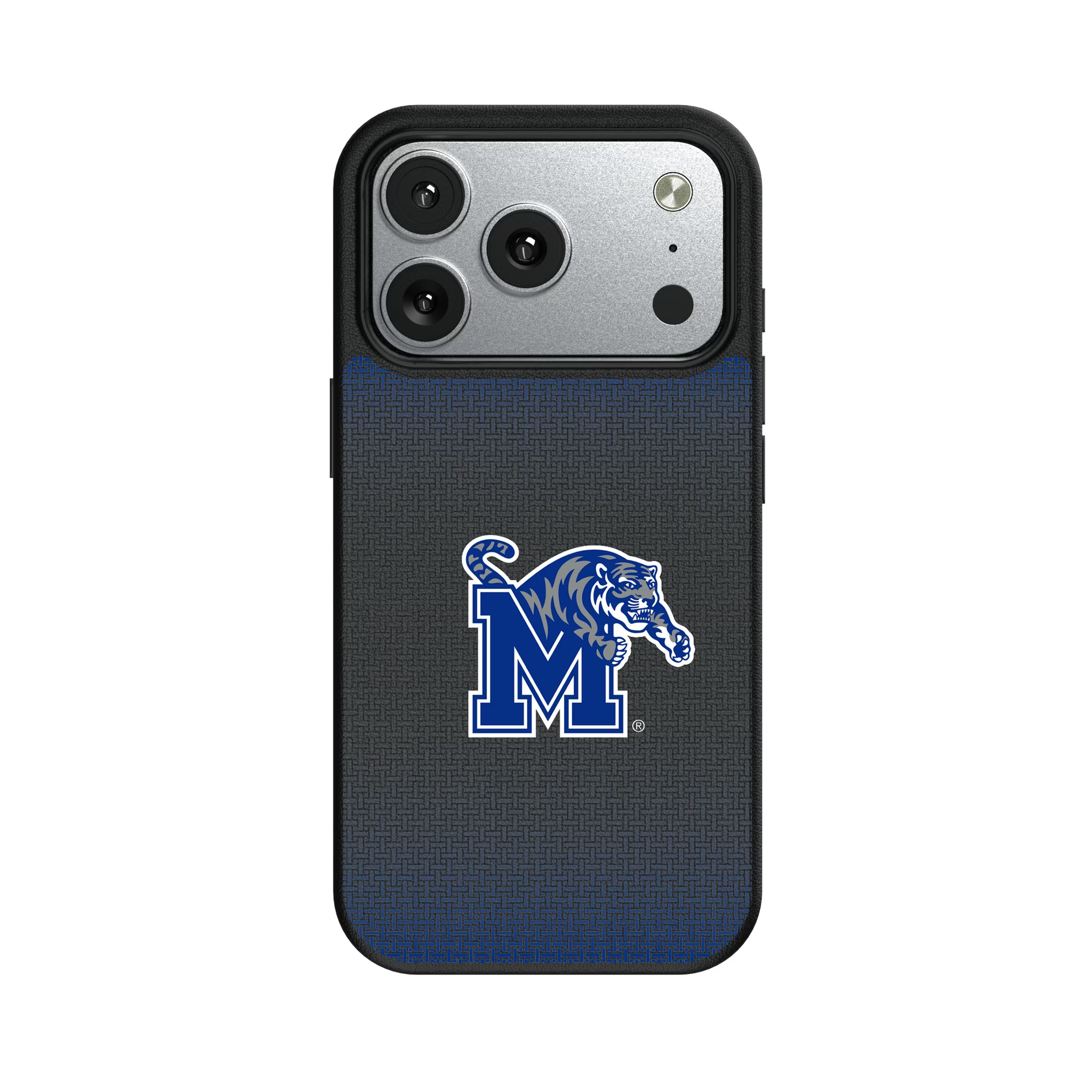 University of Memphis Tigers Linen iPhone MagSafe Compatible Phone Case for Apple iPhone#Device_iPhone 17 Pro