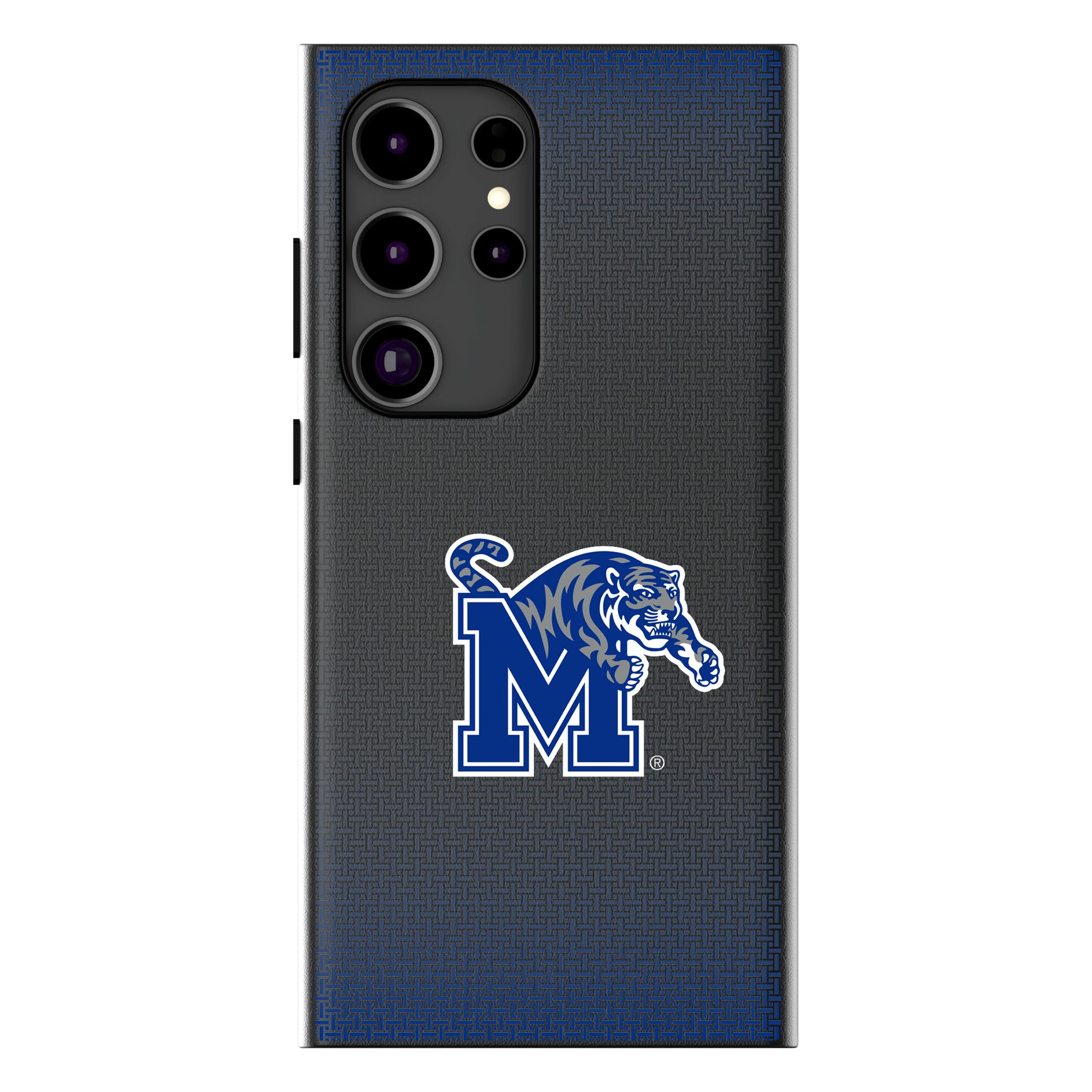 University of Memphis Tigers Linen Galaxy MagSafe Compatible Phone Case for Samsung Galaxy