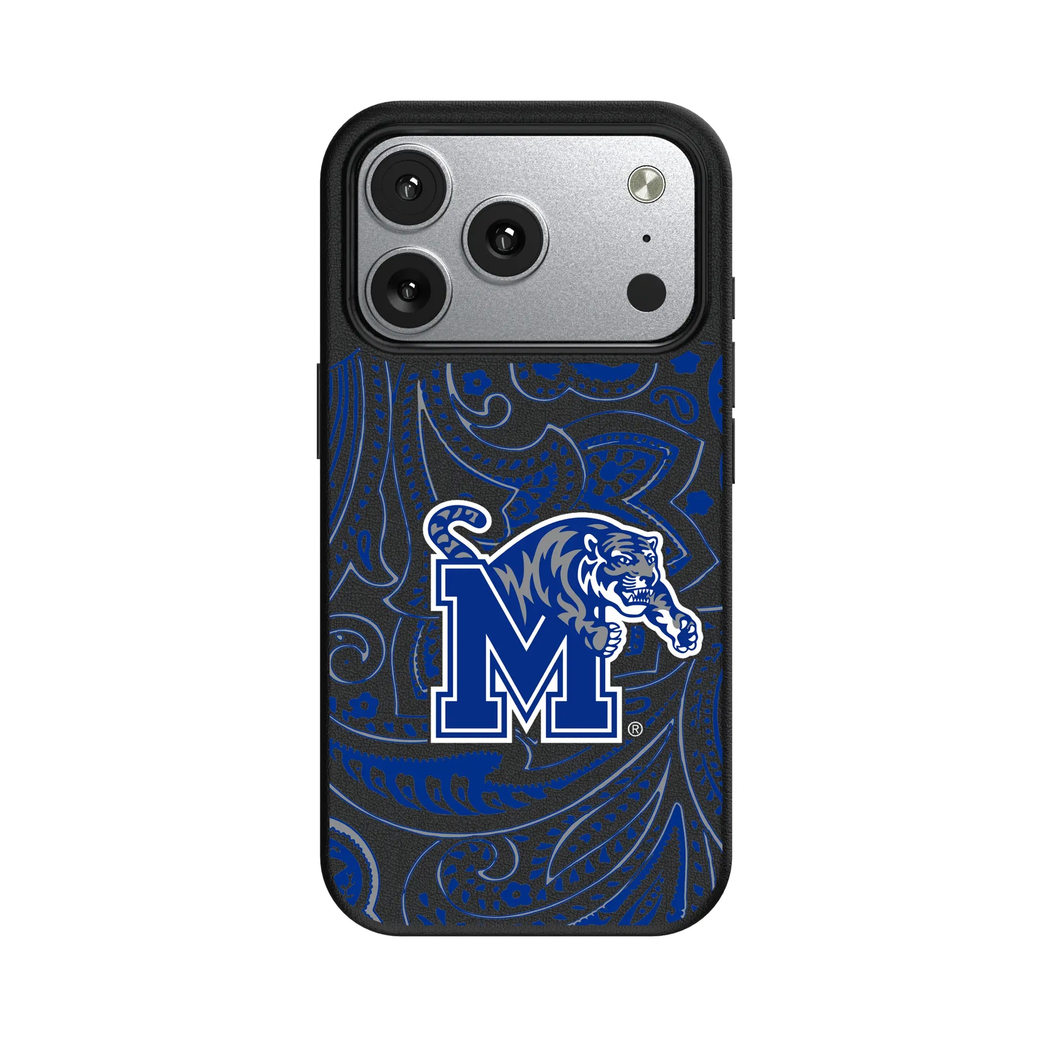 University of Memphis Tigers Paisley iPhone MagSafe Compatible Phone Case for Apple iPhone#Device_iPhone 17 Pro