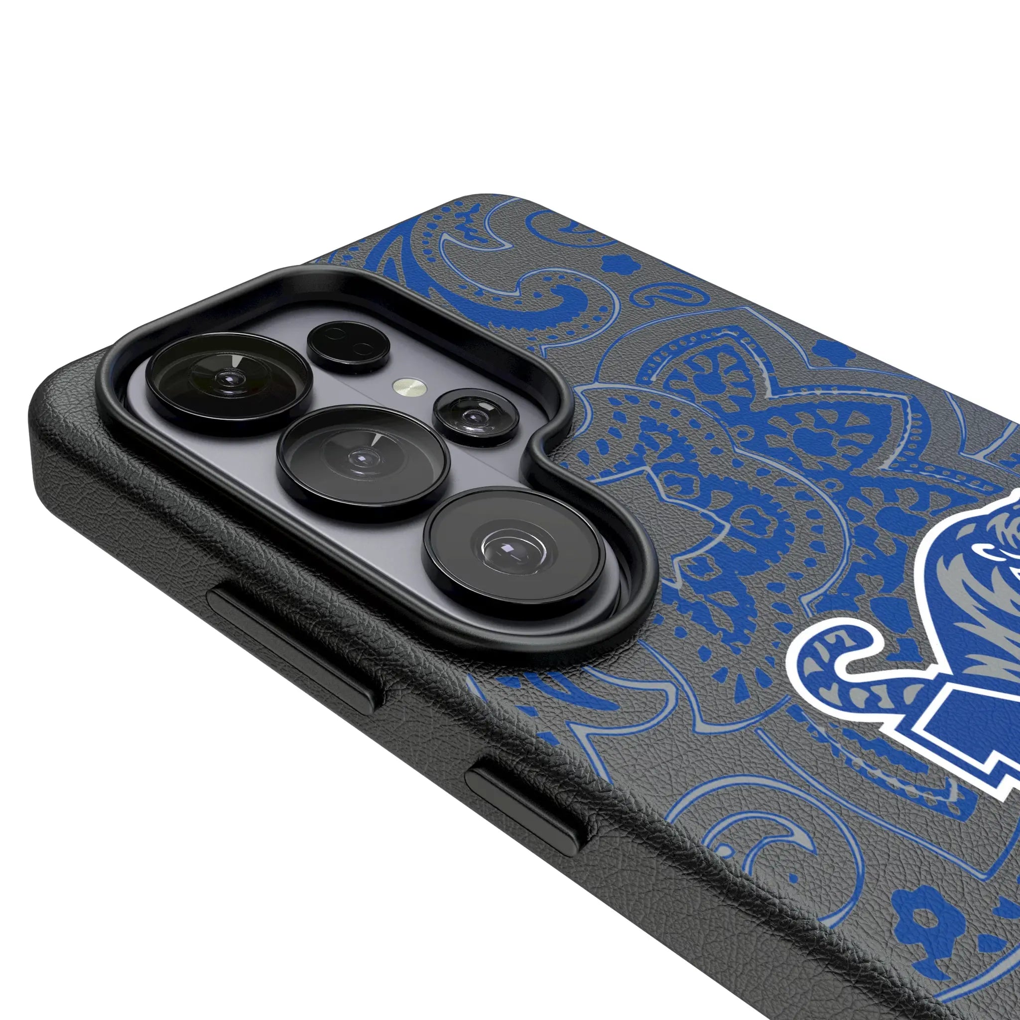 University of Memphis Tigers Paisley Galaxy MagSafe Compatible Phone Case for Samsung Galaxy - Detail#Device_Galaxy S26 Ultra