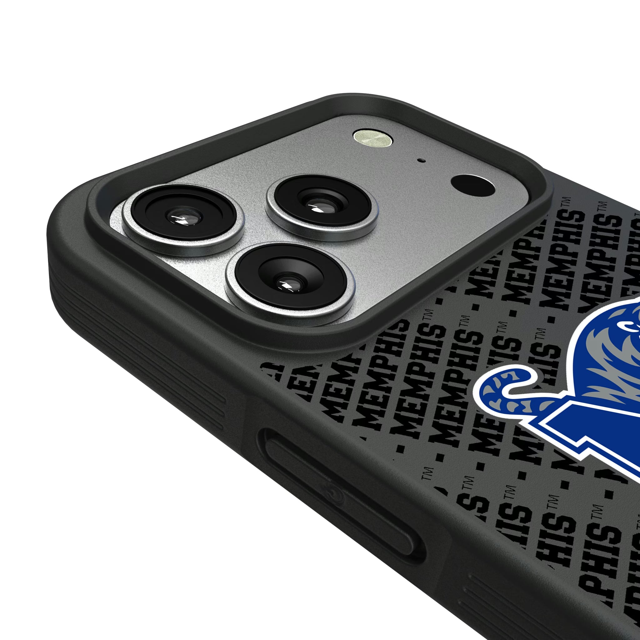 University of Memphis Tigers Personalized EndZone Plus iPhone Bump Phone Case for Apple iPhone - Detail#Device_iPhone 17 Pro