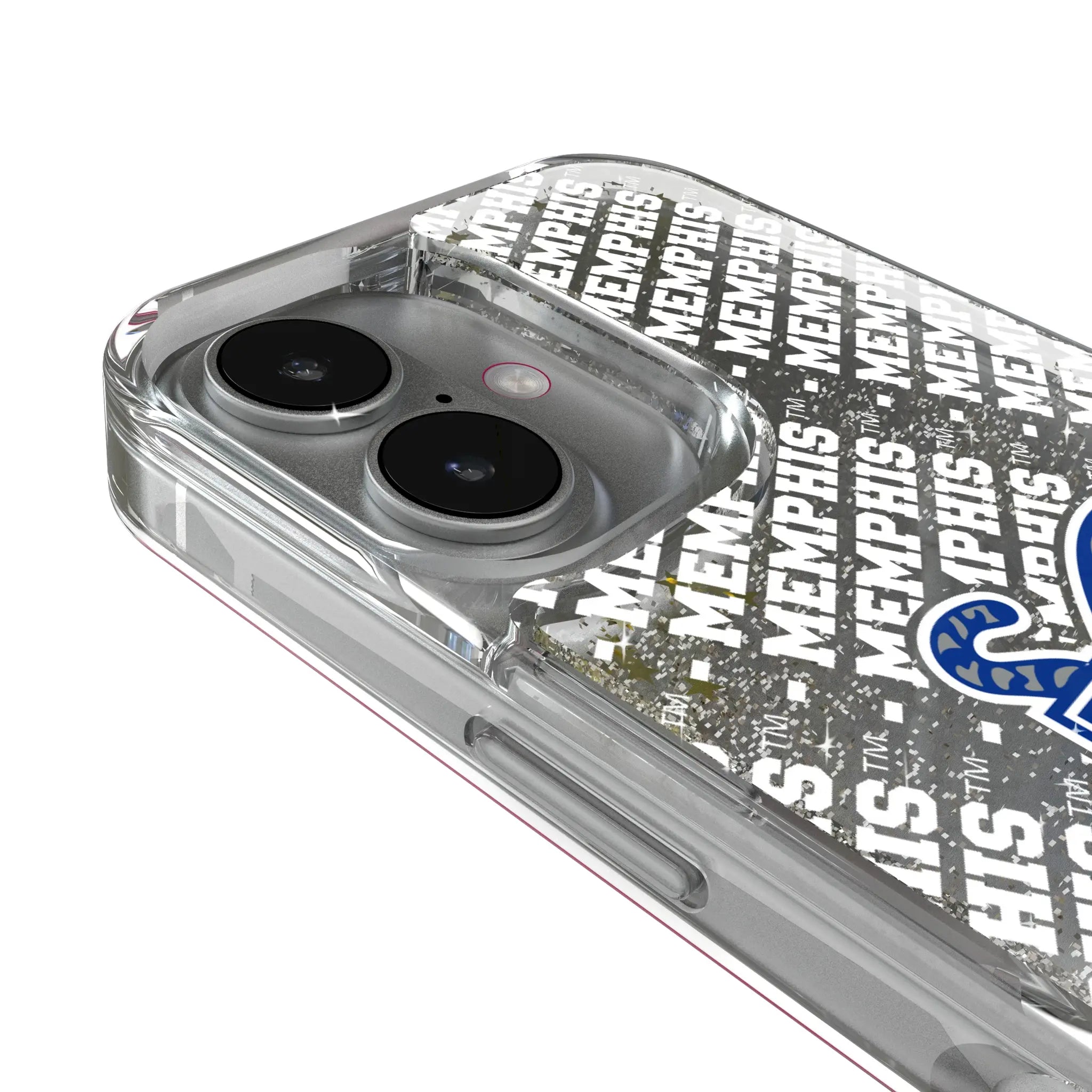 University of Memphis Tigers Personalized EndZone Plus iPhone Glitter Phone Case for Apple iPhone - Detail