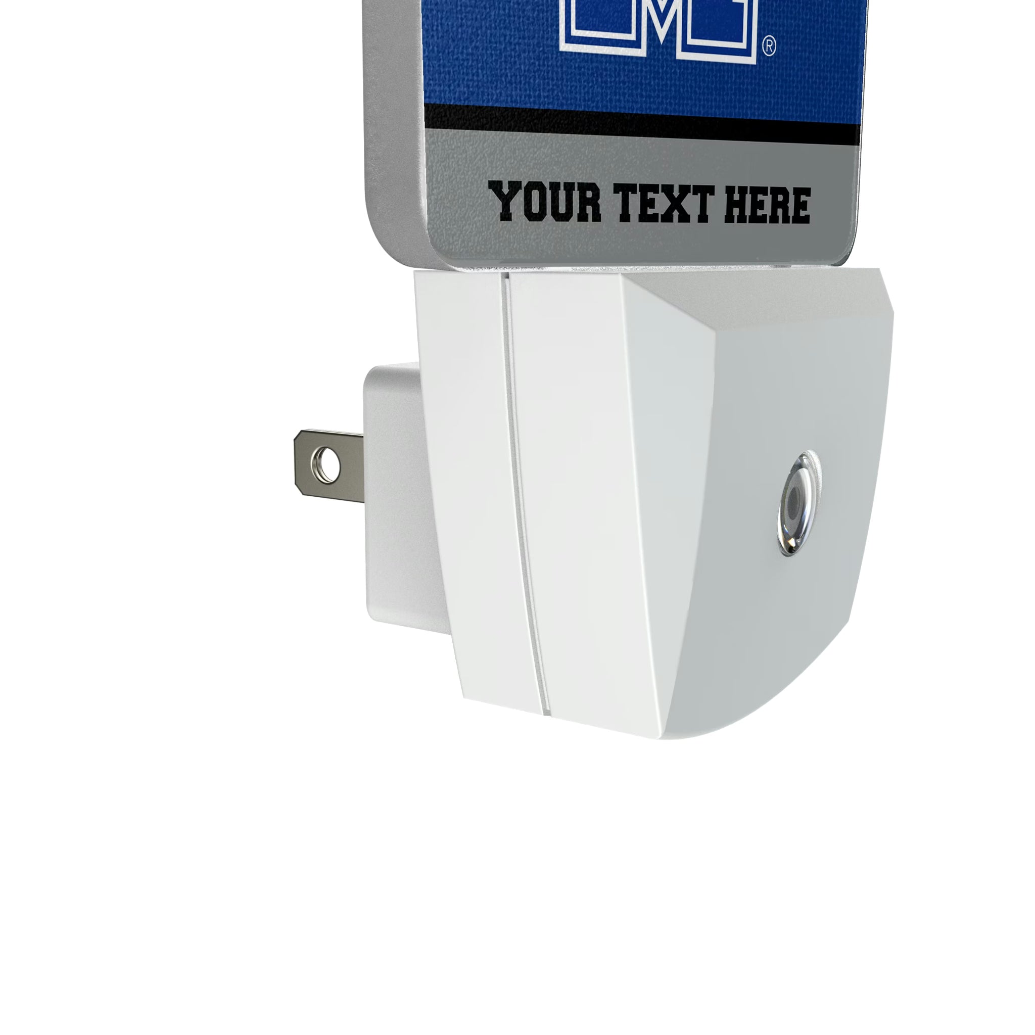 University of Memphis Tigers Personalized Endzone Solid Night Light 2-Pack - Detail